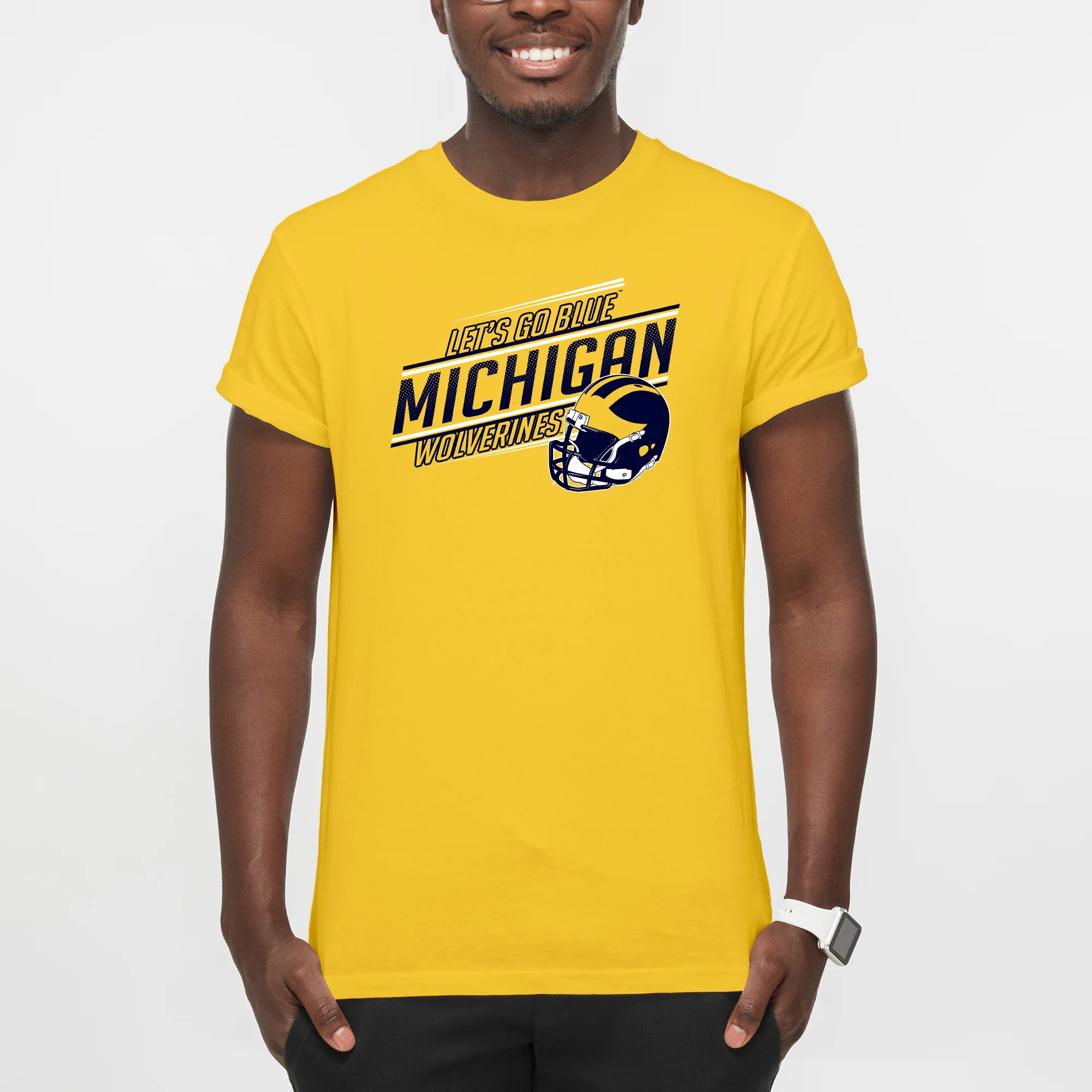Michigan Wolverines Action Cheer T-Shirt - Daisy - Image 3