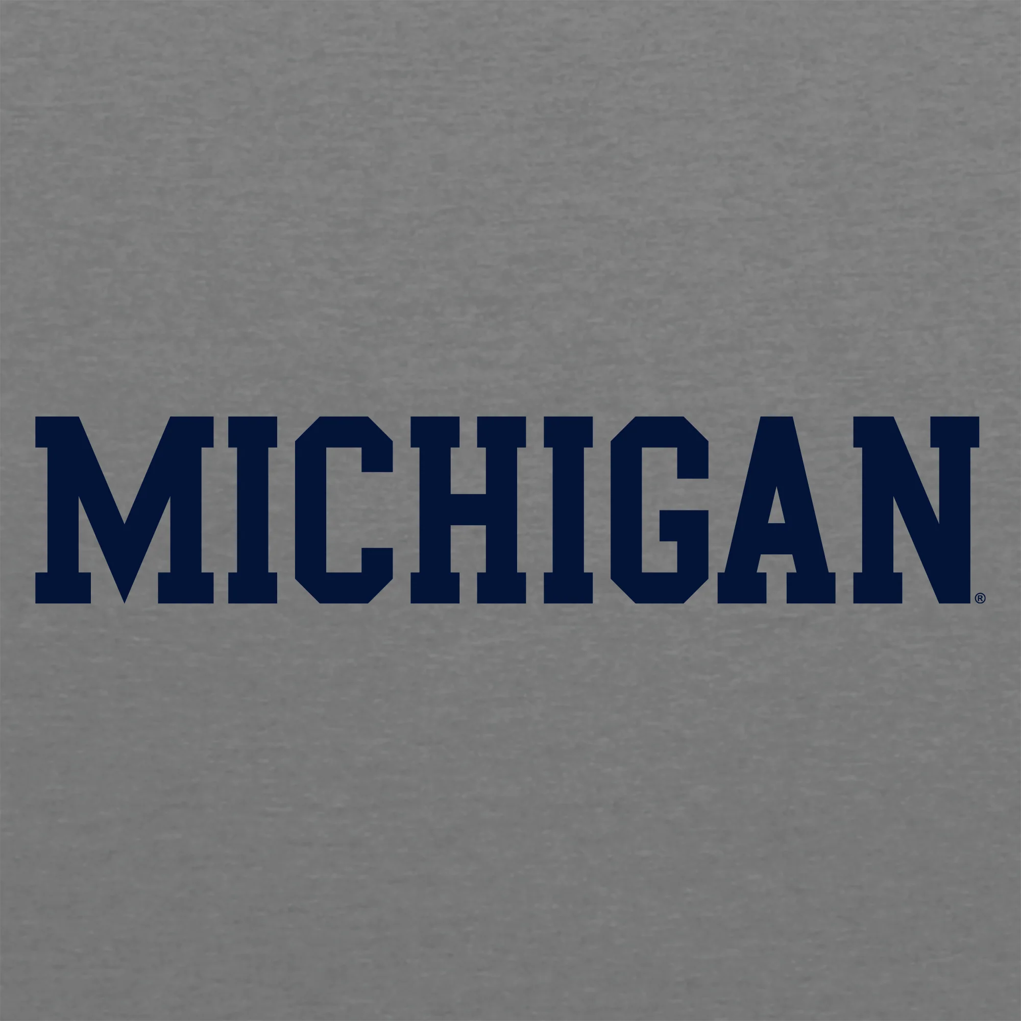 Michigan Wolverines Basic Block 3/4-Sleeve Raglan - Prem Htr/Vtg Navy - Image 2