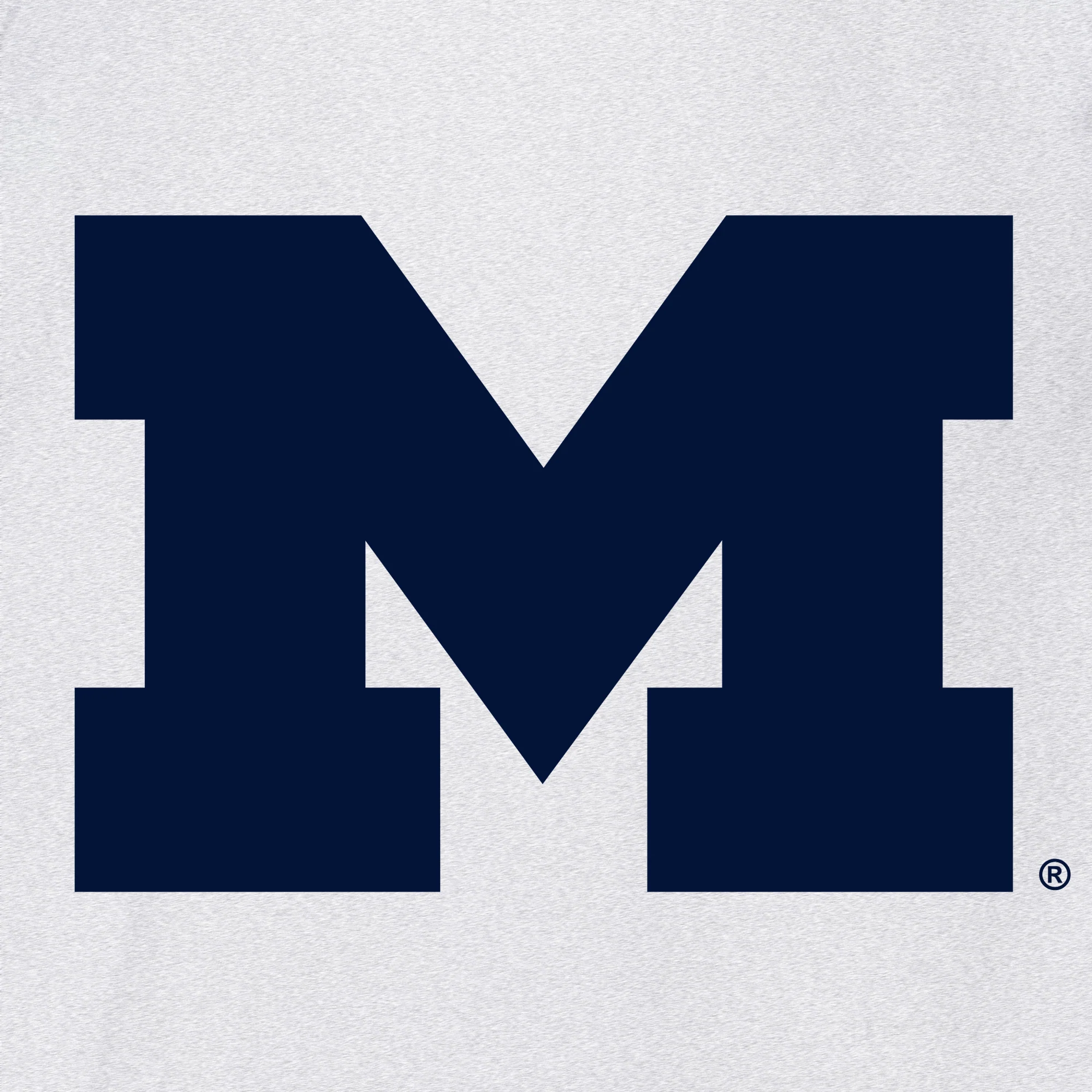 Michigan Wolverines Primary Logo Hooded Bear Ears Creeper Bodysuit - White/Heather - Image 2