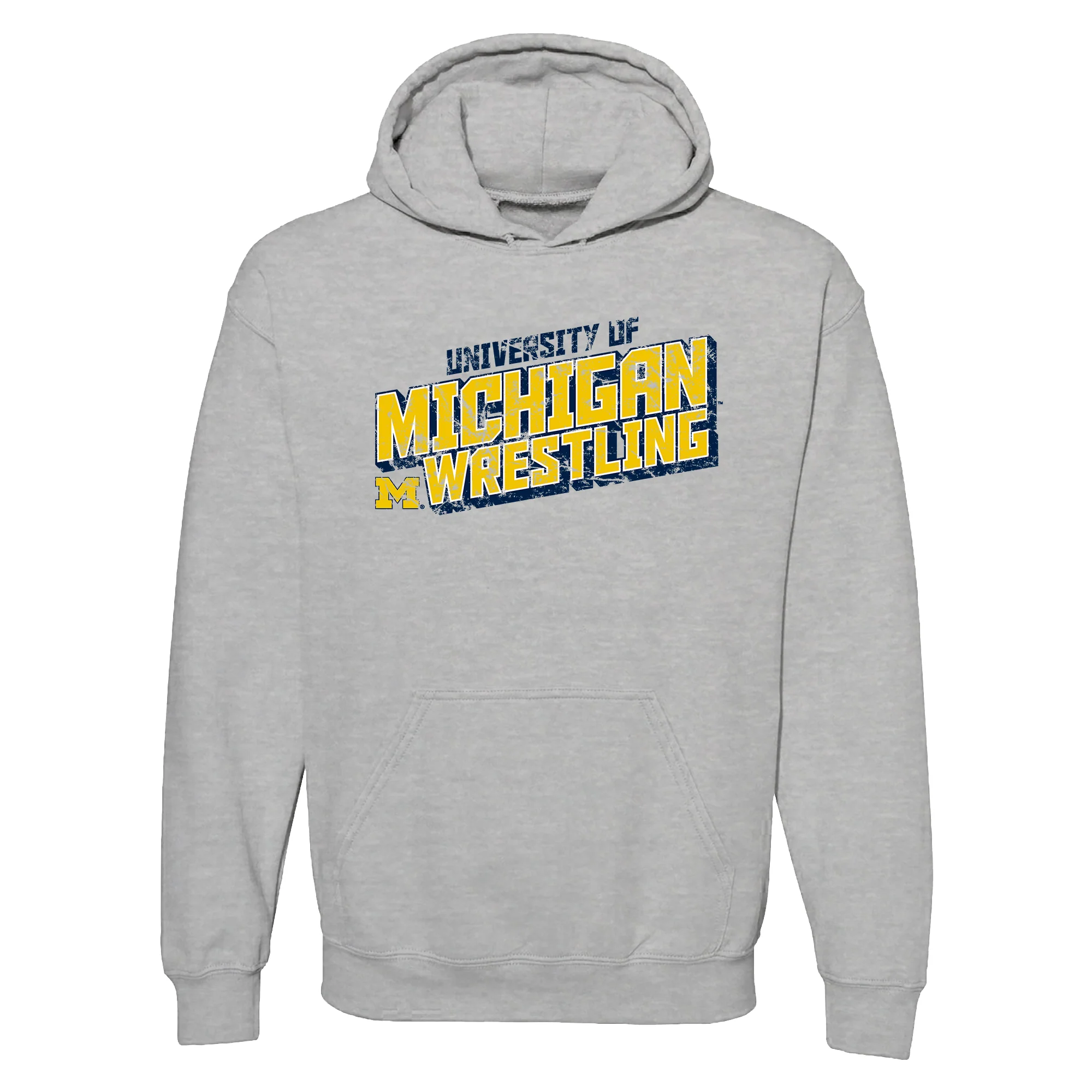 Michigan Wrestling Tech Hoodie - Sport Grey
