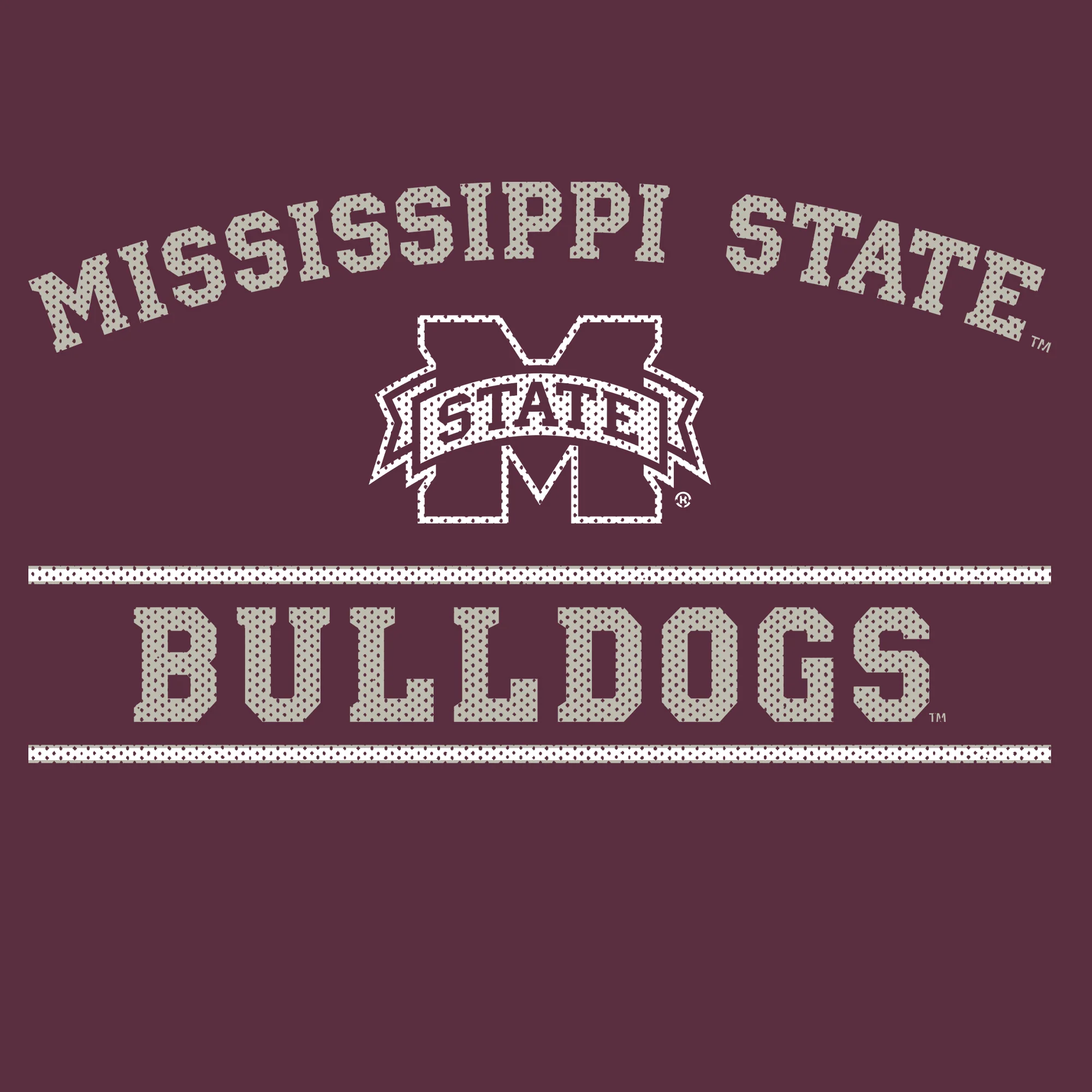 Mississippi State Bulldogs Mesh Arch Hoodie - Maroon - Image 2