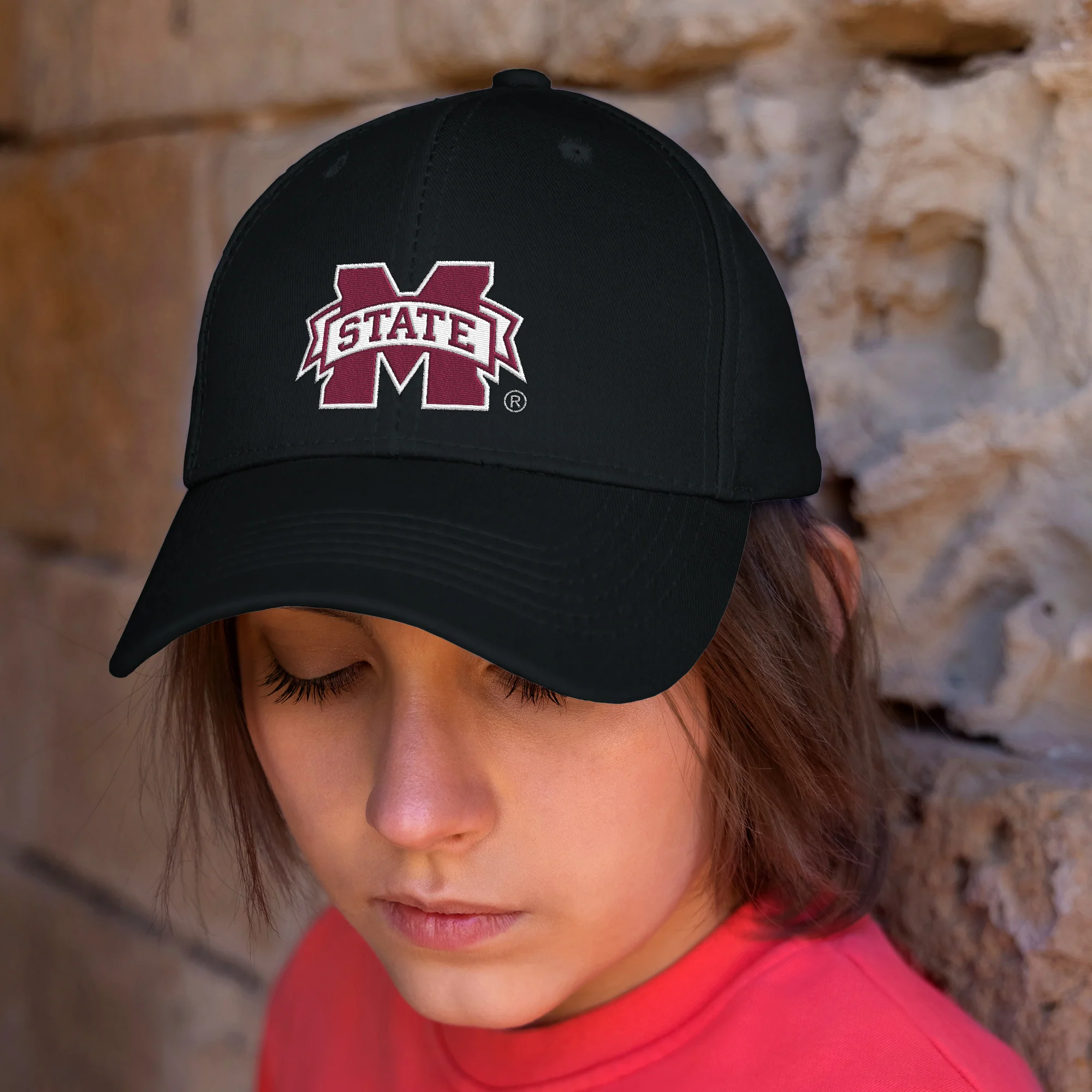 Mississippi State Primary Logo Dad Hat - Image 3