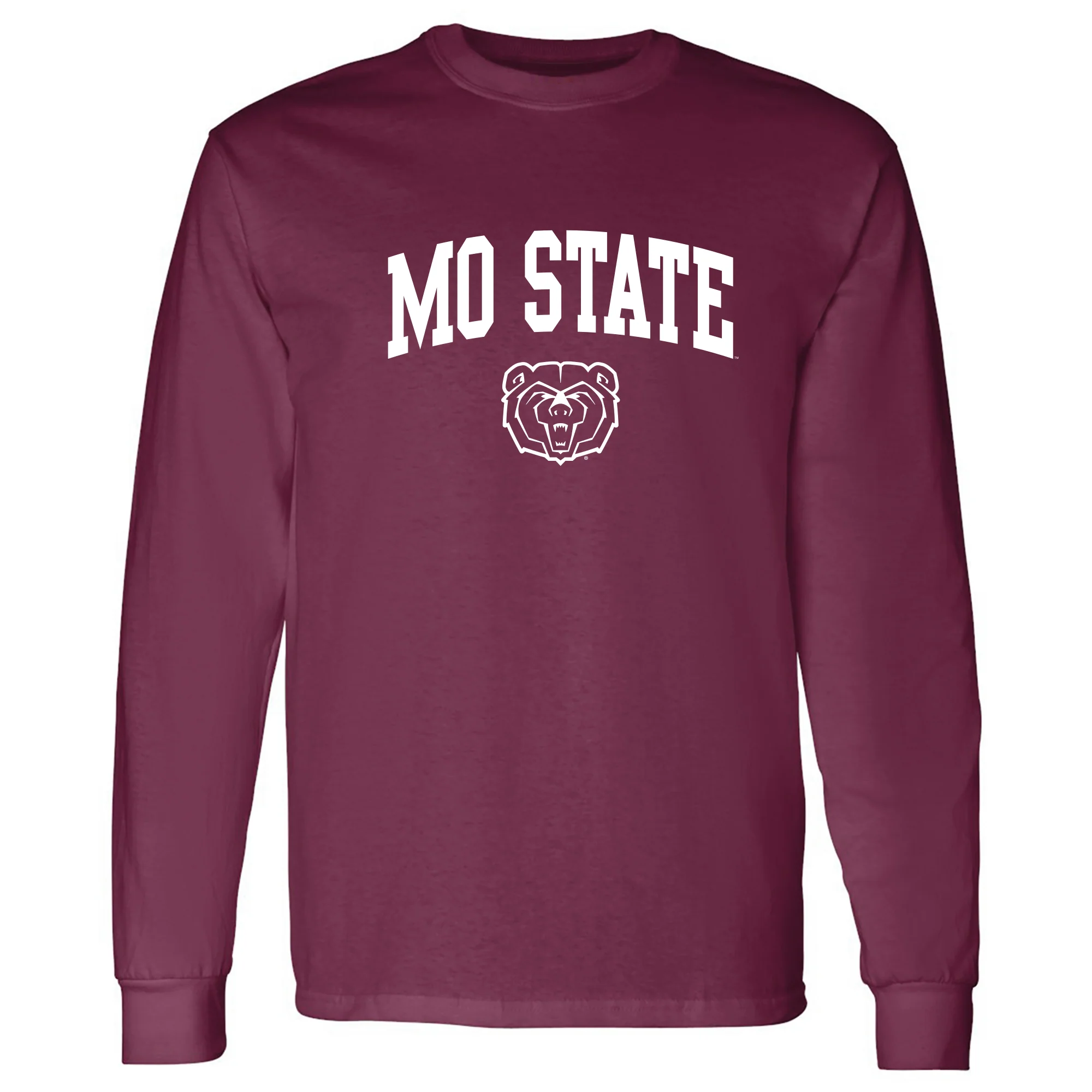 Missouri State Bears Arch Logo Long Sleeve T-Shirt - Image 2
