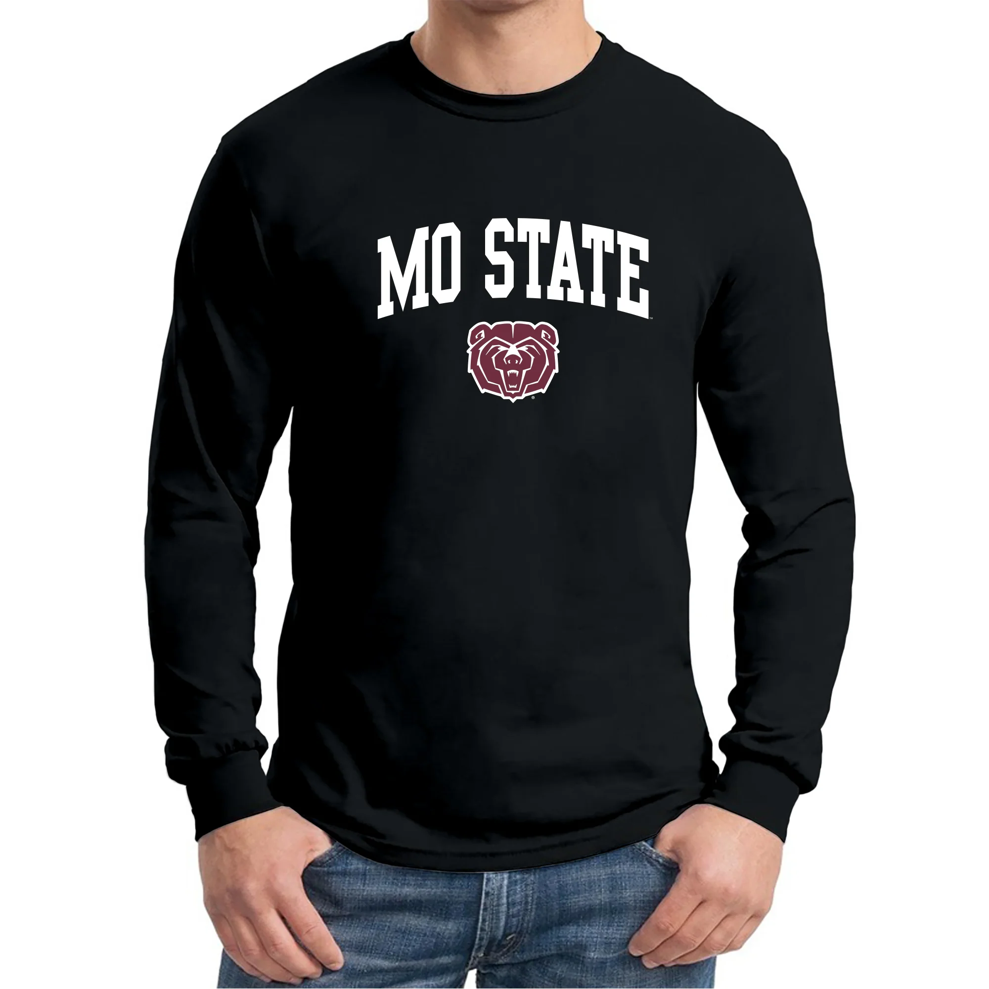 Missouri State Bears Arch Logo Long Sleeve T-Shirt - Image 4