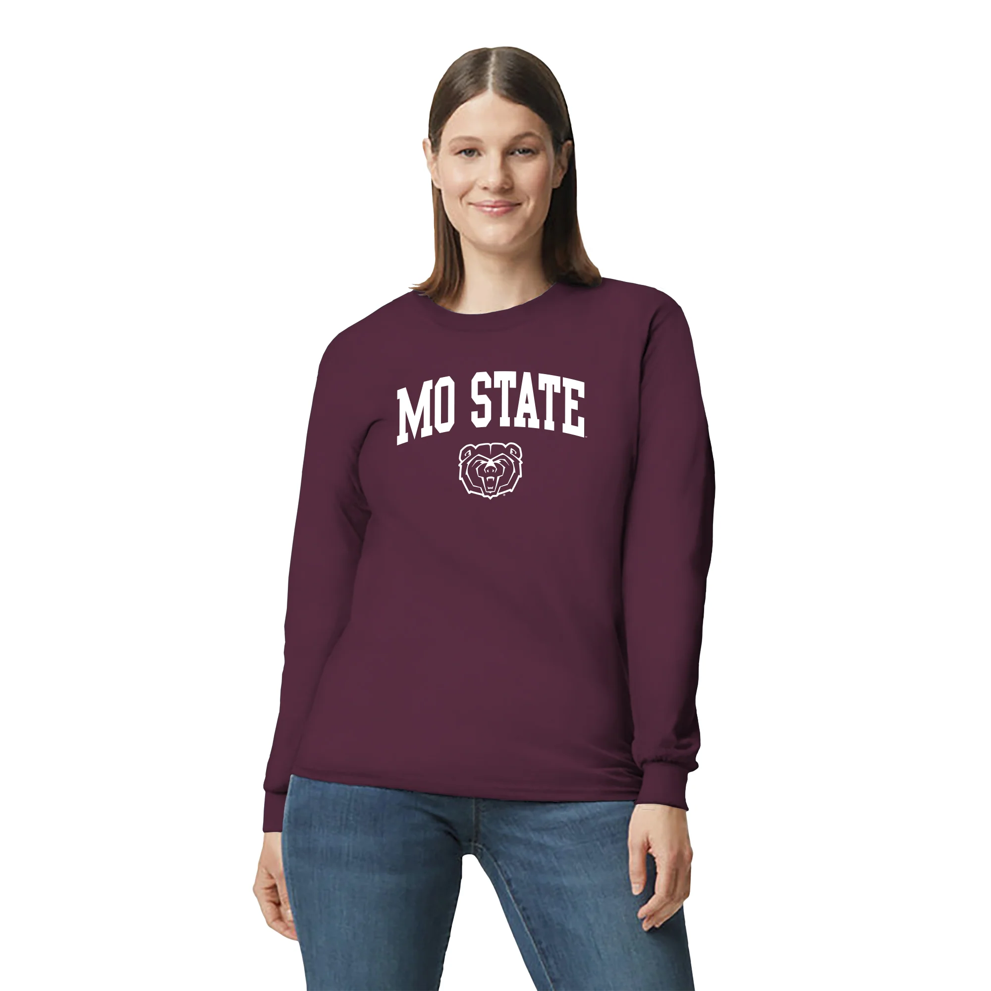 Missouri State Bears Arch Logo Long Sleeve T-Shirt - Image 8