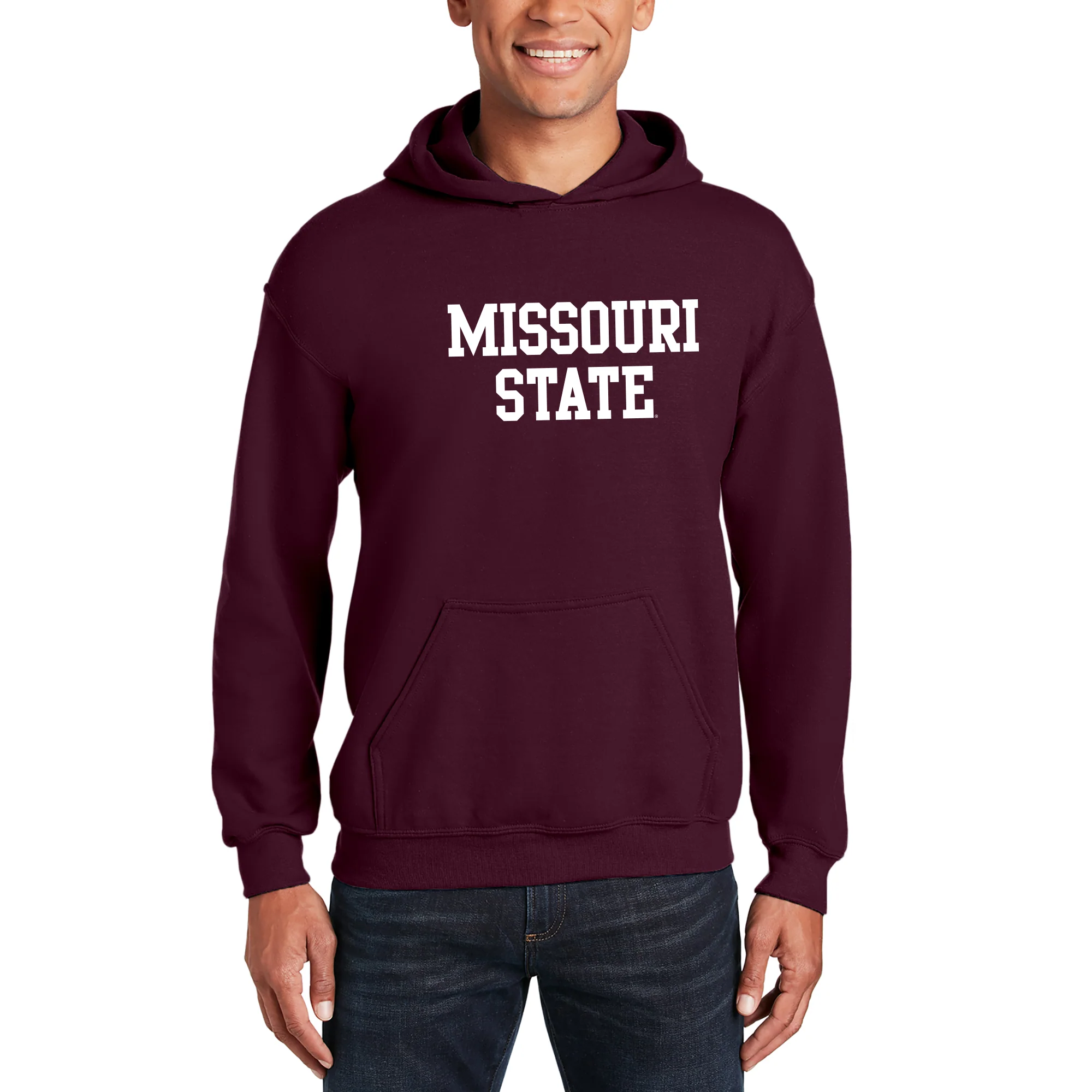 Missouri State Bears Basic Block Hoodie - Maroon - Image 3
