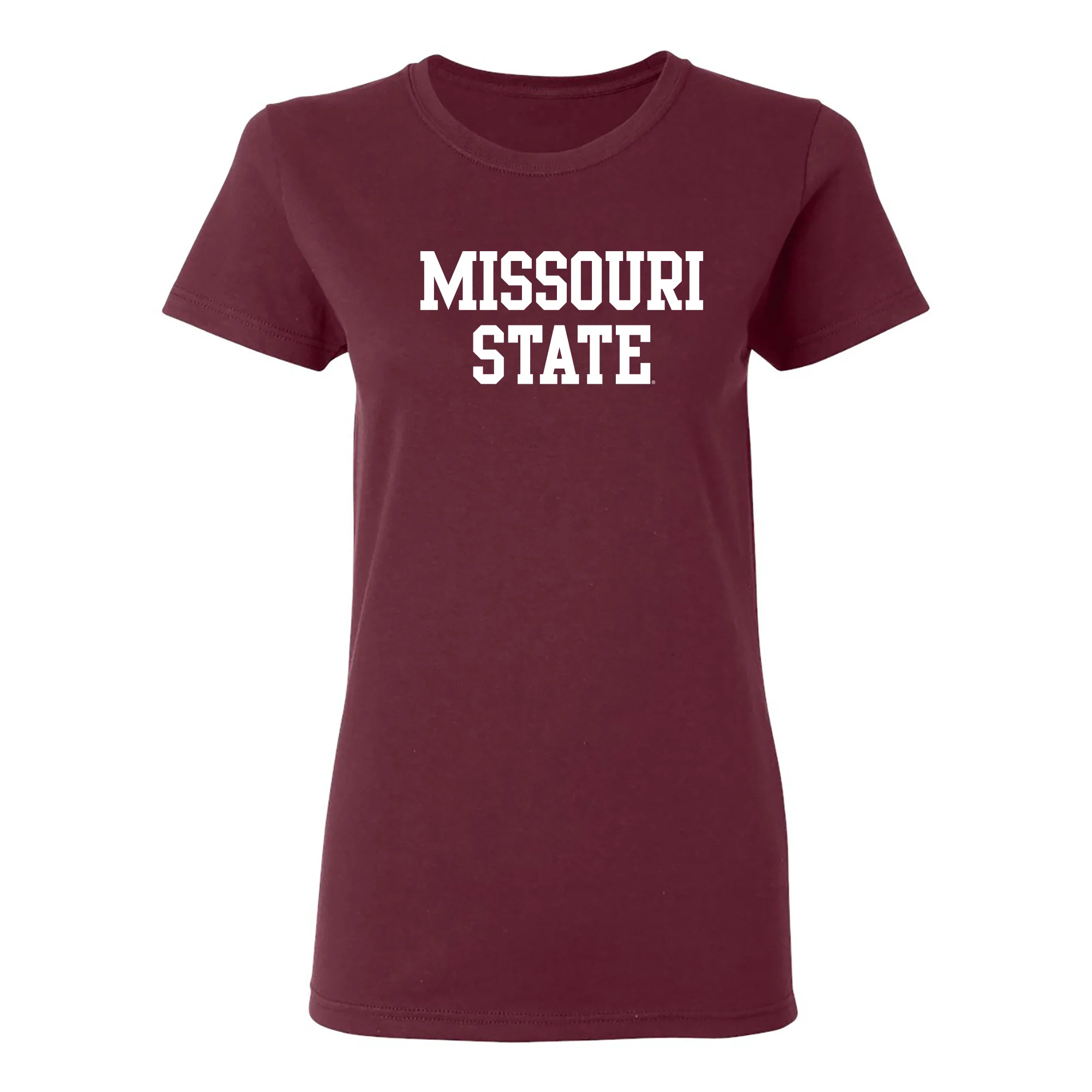 Missouri State Bears Basic Block Women's T-Shirt - Maroon