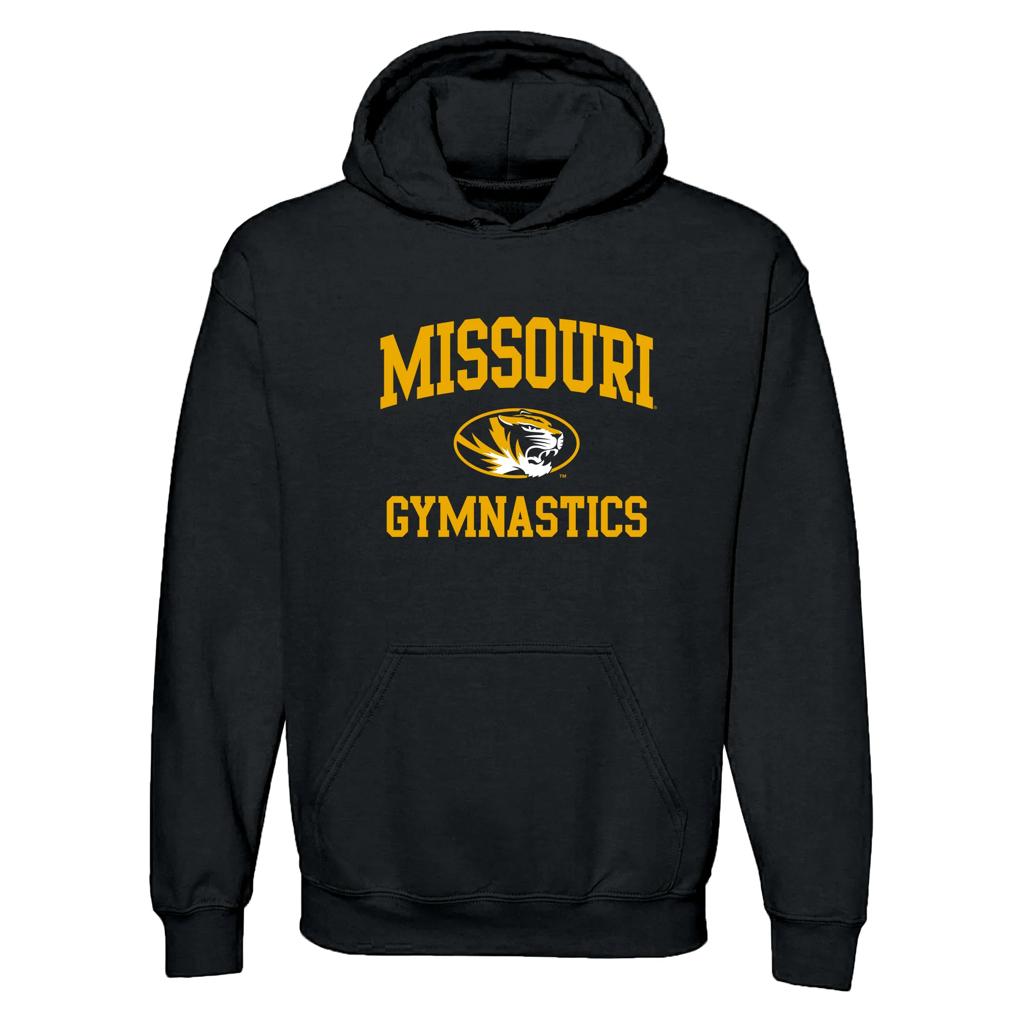 Missouri Tigers Arch Logo Gymnastics Hoodie - Black