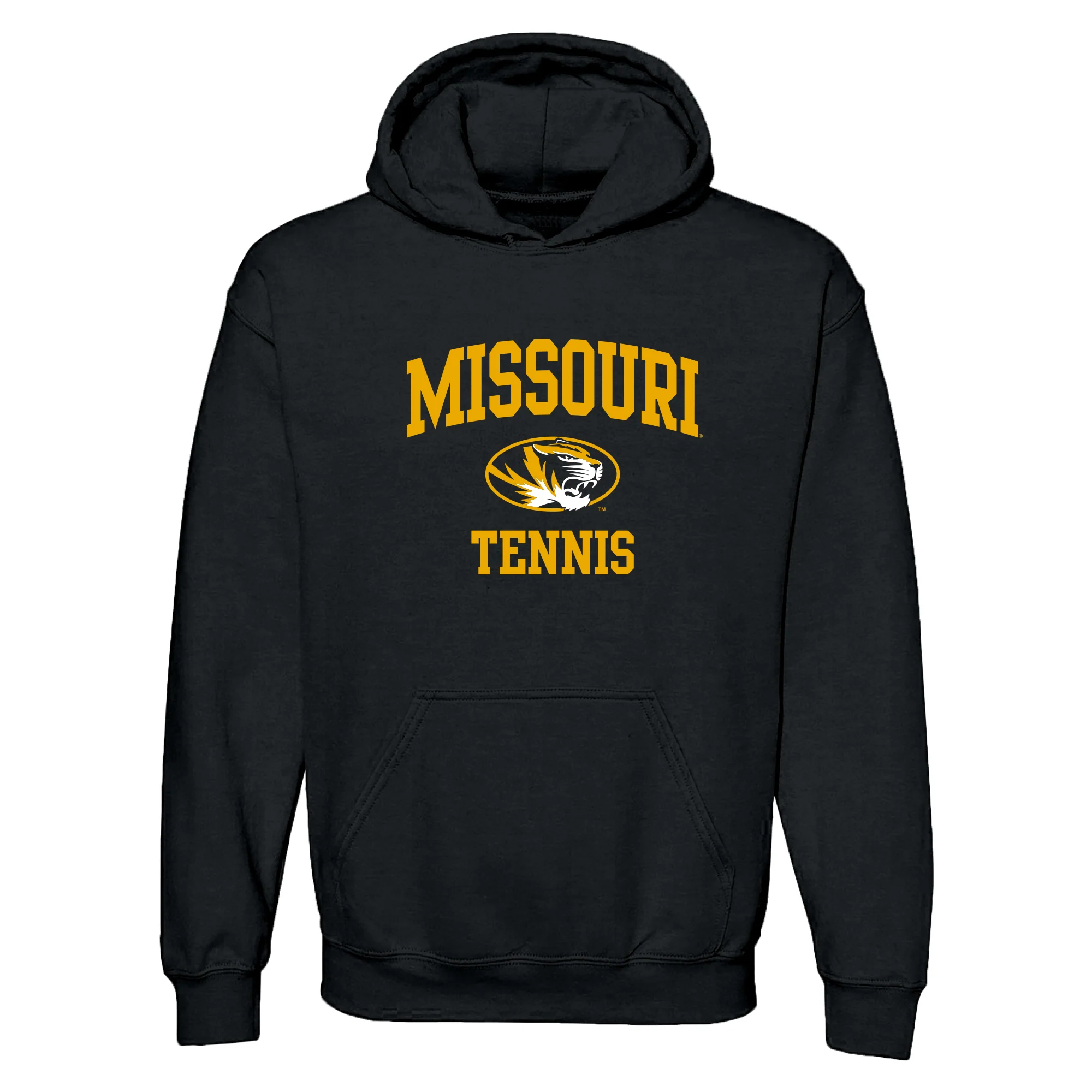 Missouri Tigers Arch Logo Tennis Hoodie - Black