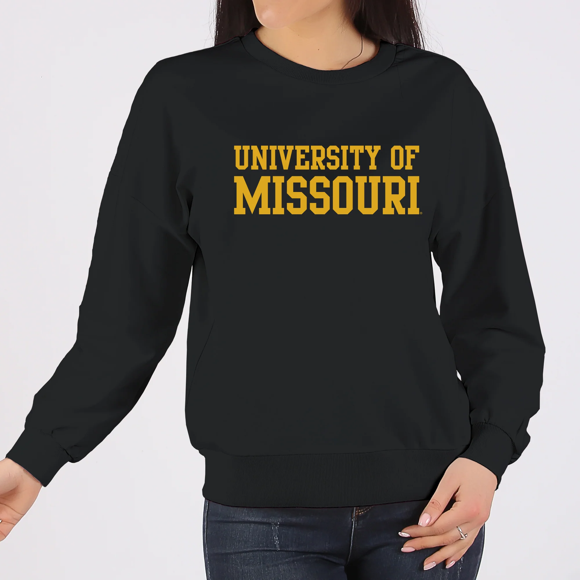 Missouri Tigers Basic Block Crewneck - Black - Image 4