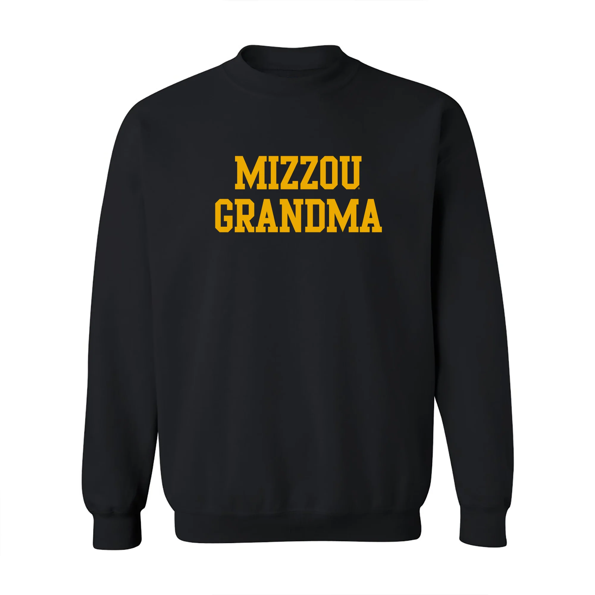 Missouri Tigers Basic Block Grandma Crewneck - Black