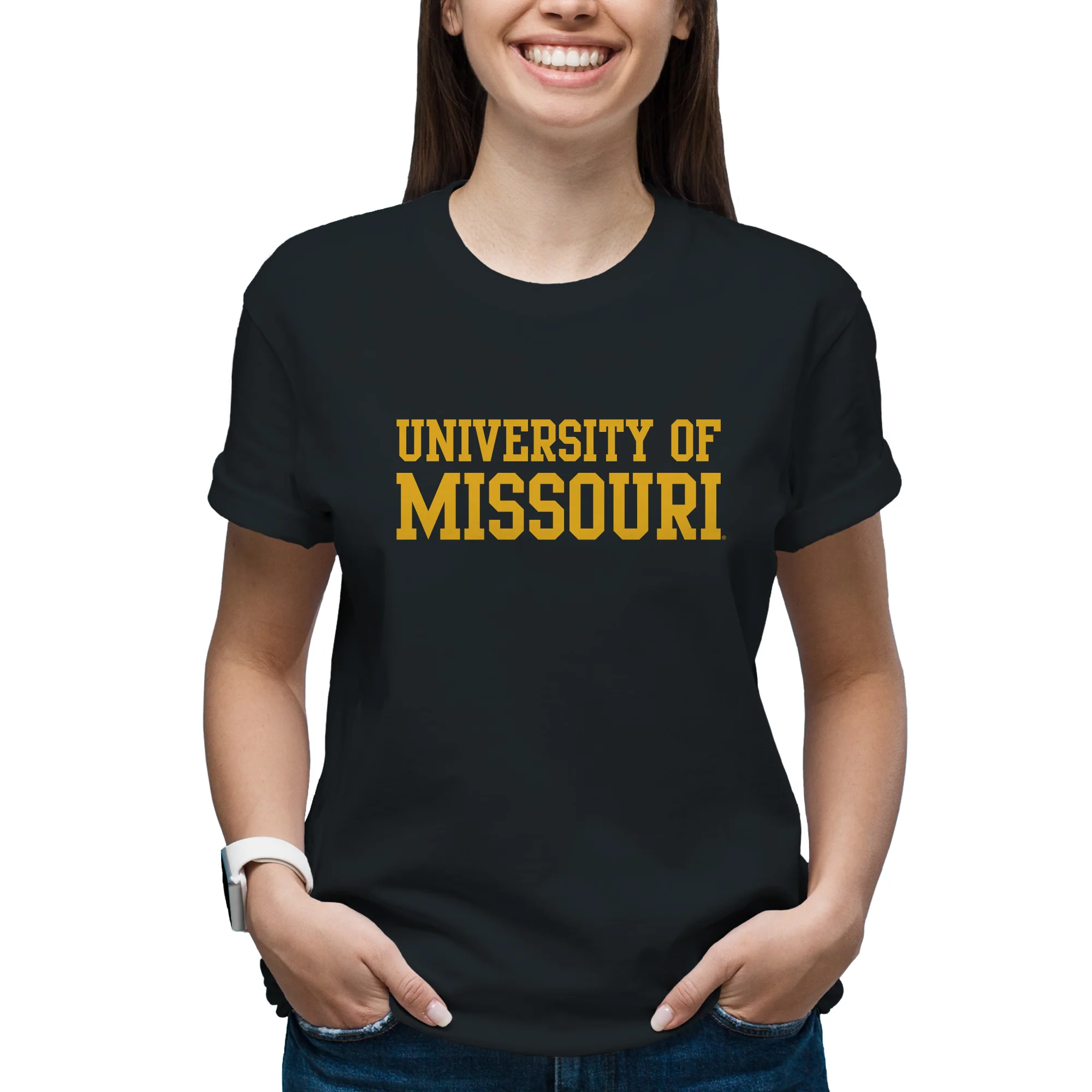 Missouri Tigers Basic Block T-Shirt - Black - Image 4