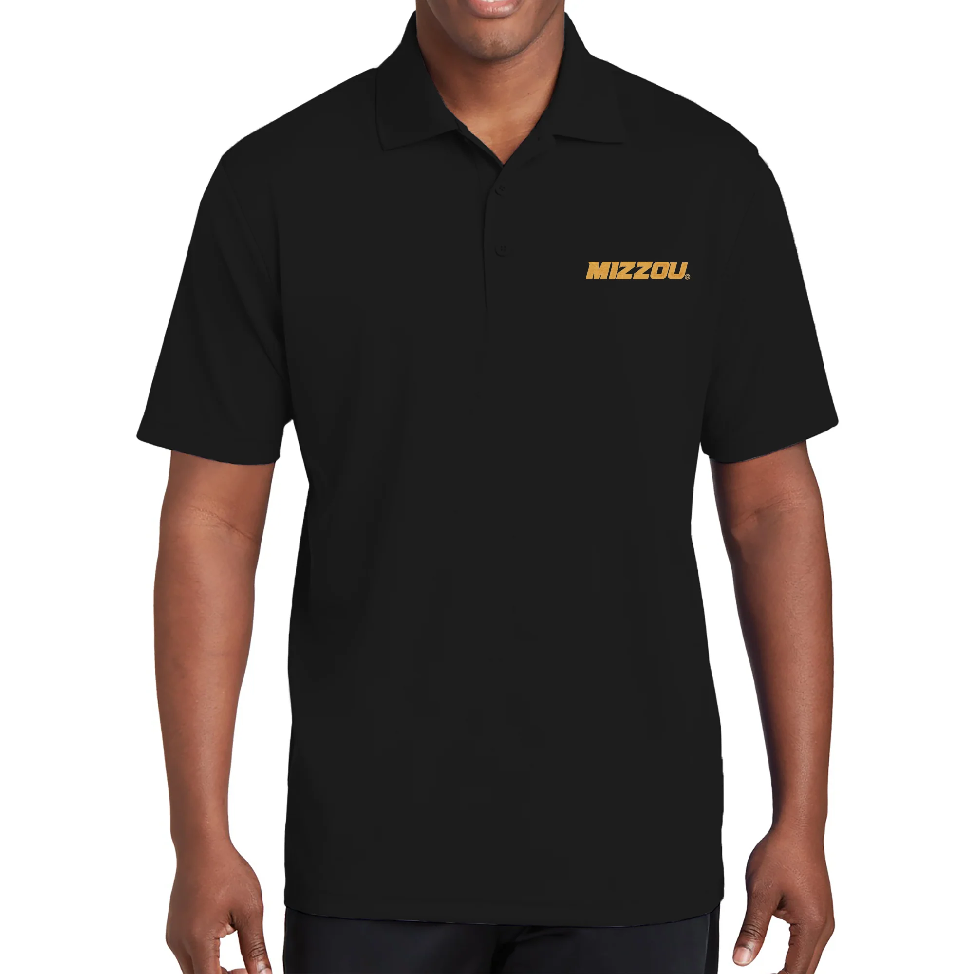 Missouri Tigers Primary Wordmark EMB Polo - Image 4