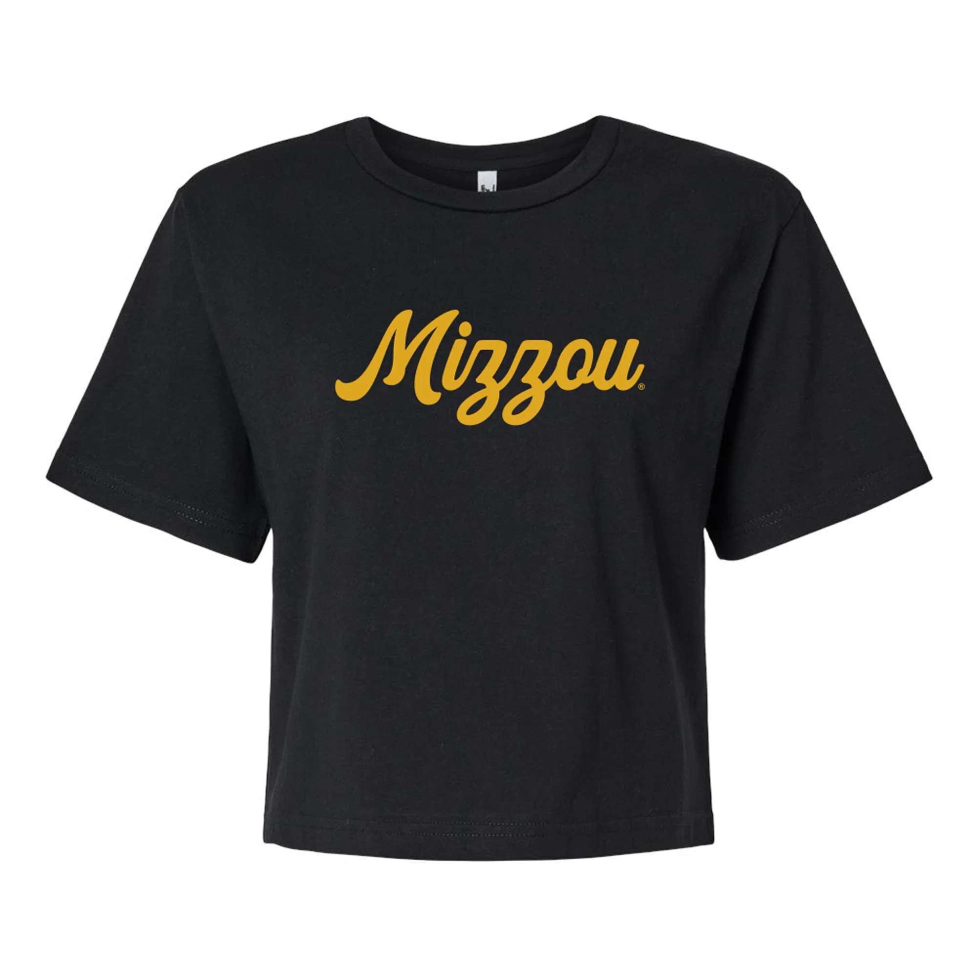 Missouri Tigers Script Logo AmApp Womens Fine Jersey Boxy Tee