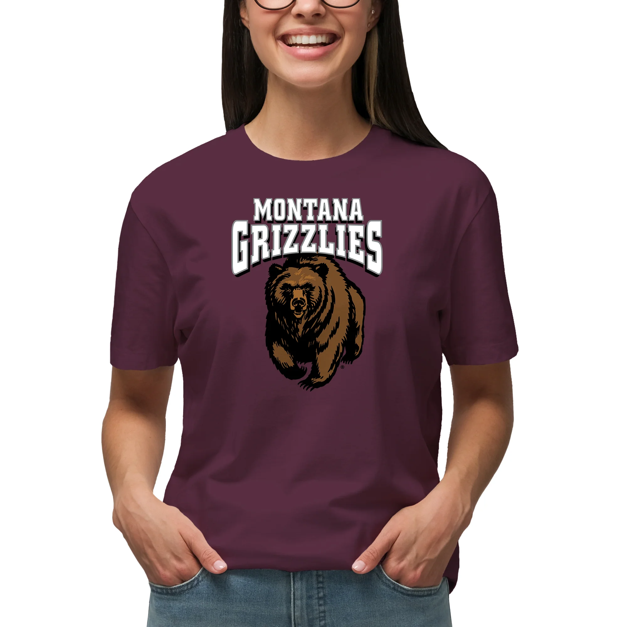 Montana Grizzlies Arch Logo T-Shirt - Image 6