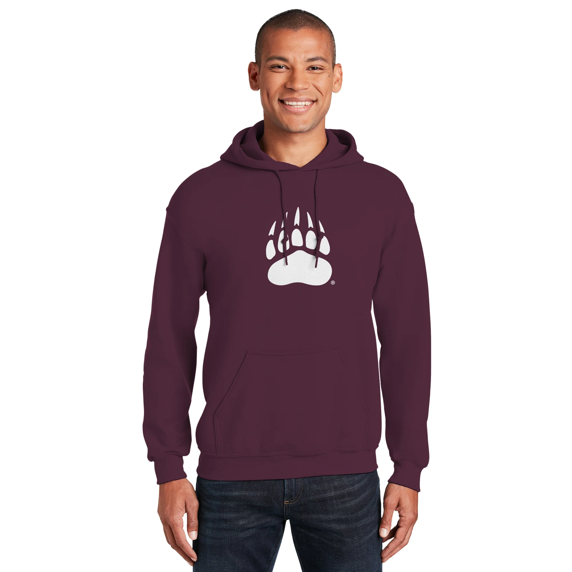 Montana Grizzlies Primary Logo Hoodie - Maroon - Image 3