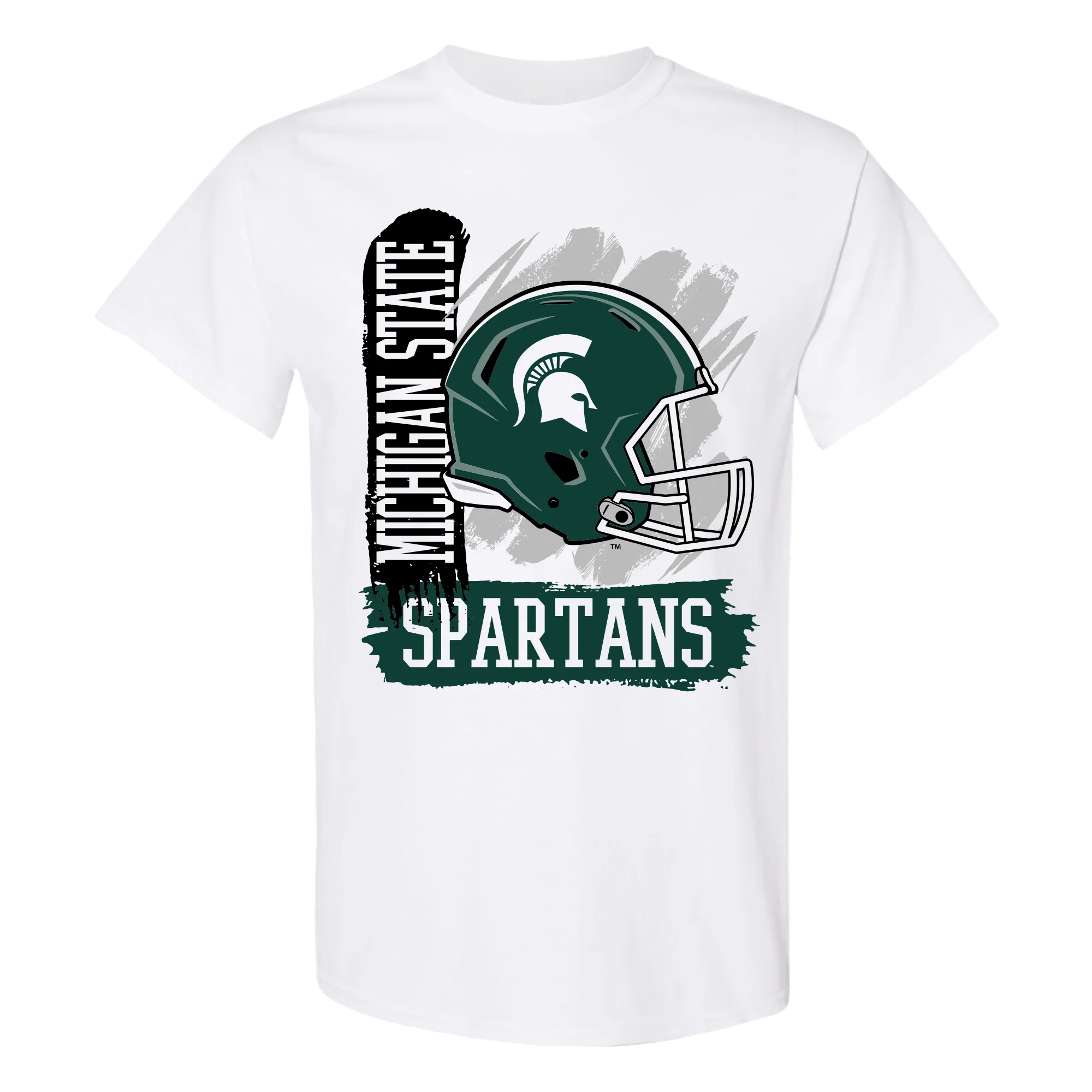 MSU 90s Big Print T-Shirt - White