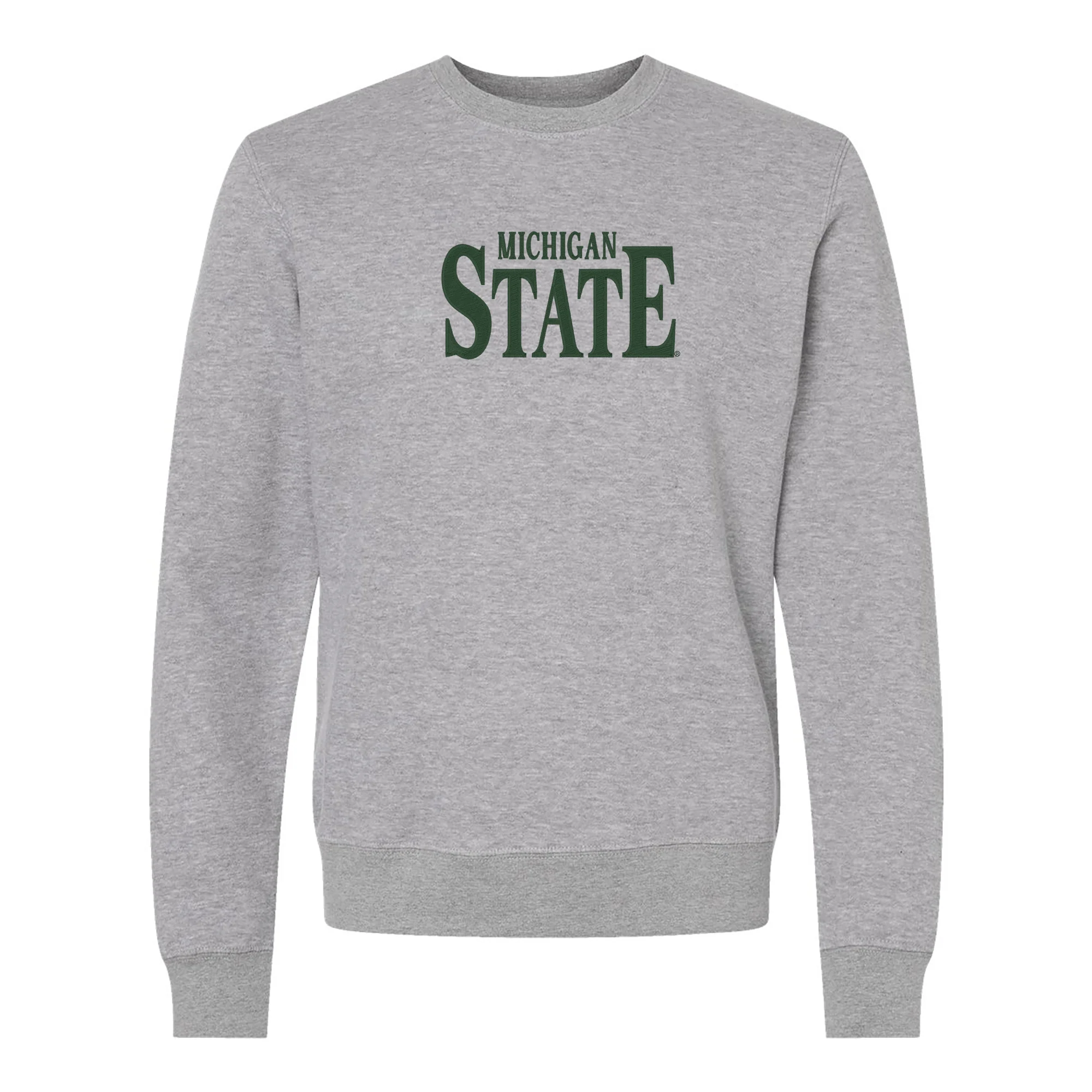 MSU Classic Rally EMB JA BTB Fleece Crewneck - Oxford