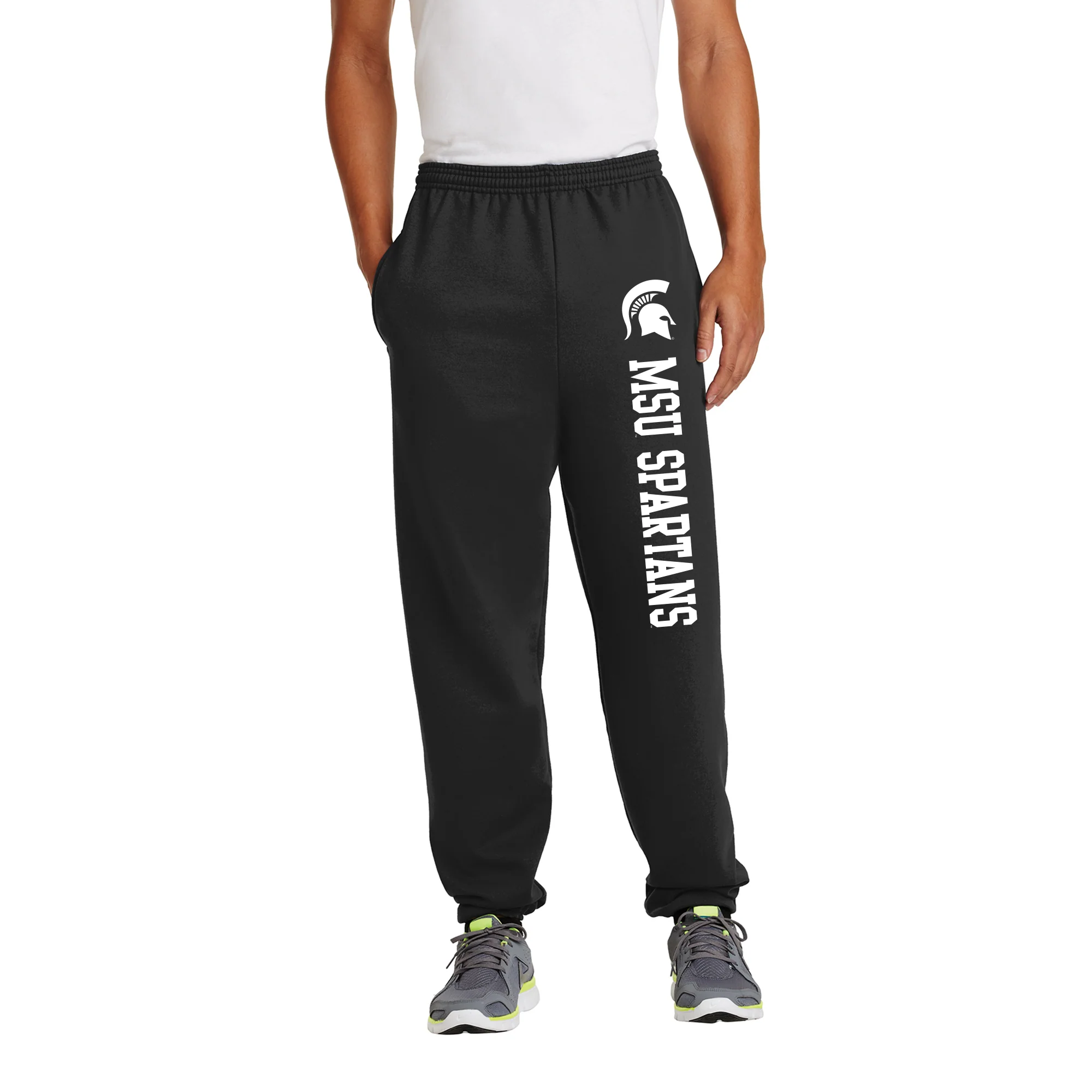 MSU Logo Block JA BTB Sweatpants - Image 4