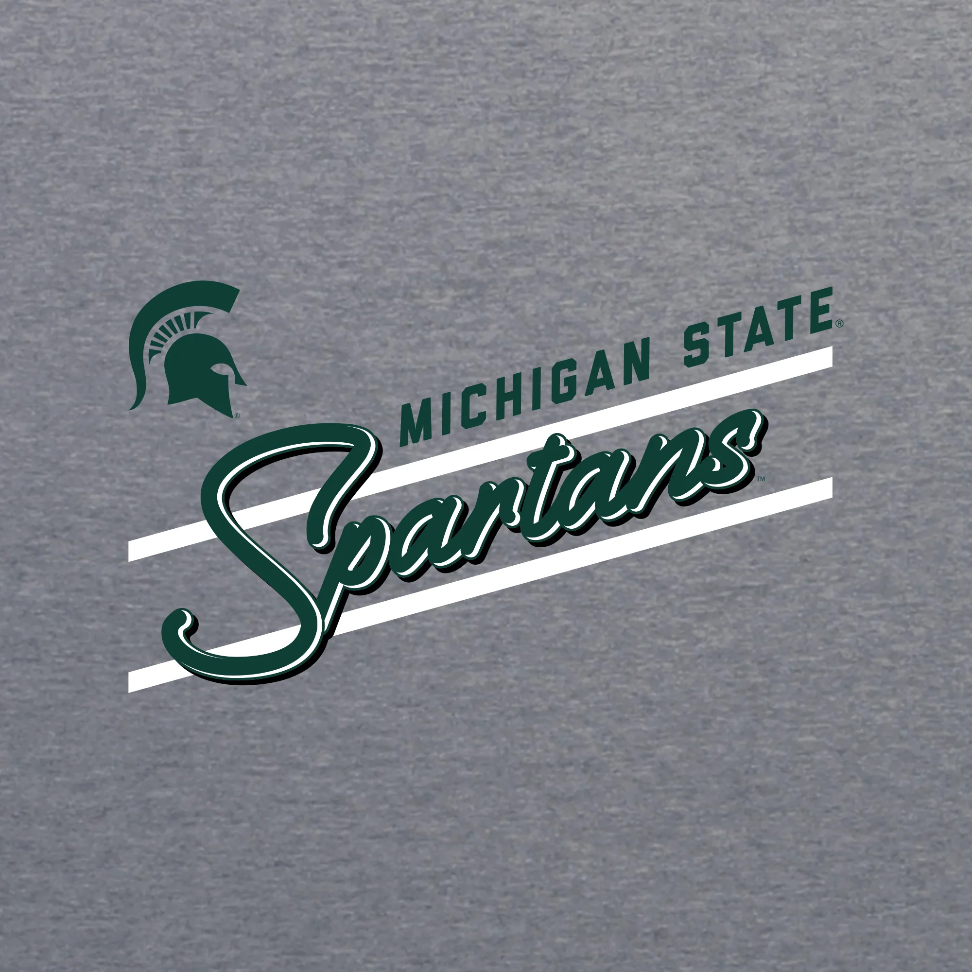 MSU Rise Above NLA Triblend T-Shirt - Premium Heather - Image 2