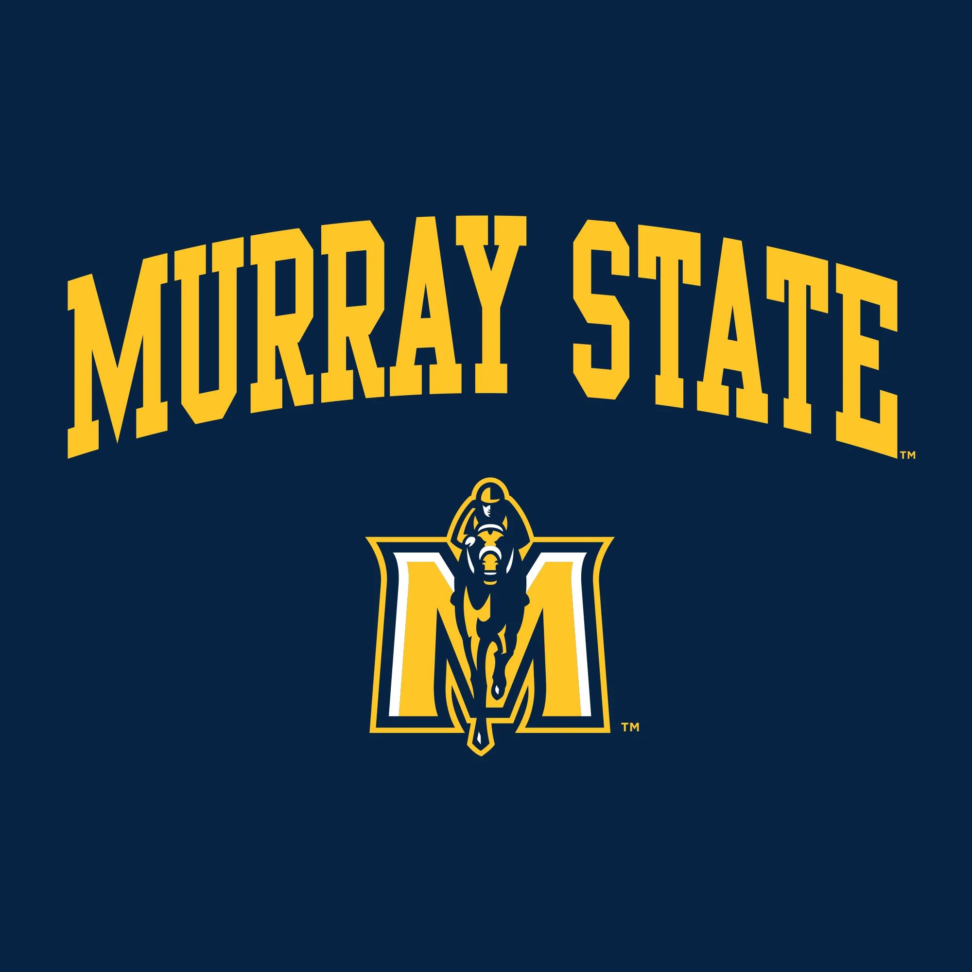 Murray State University Racers Arch Logo Tank Top - Navy - Image 2