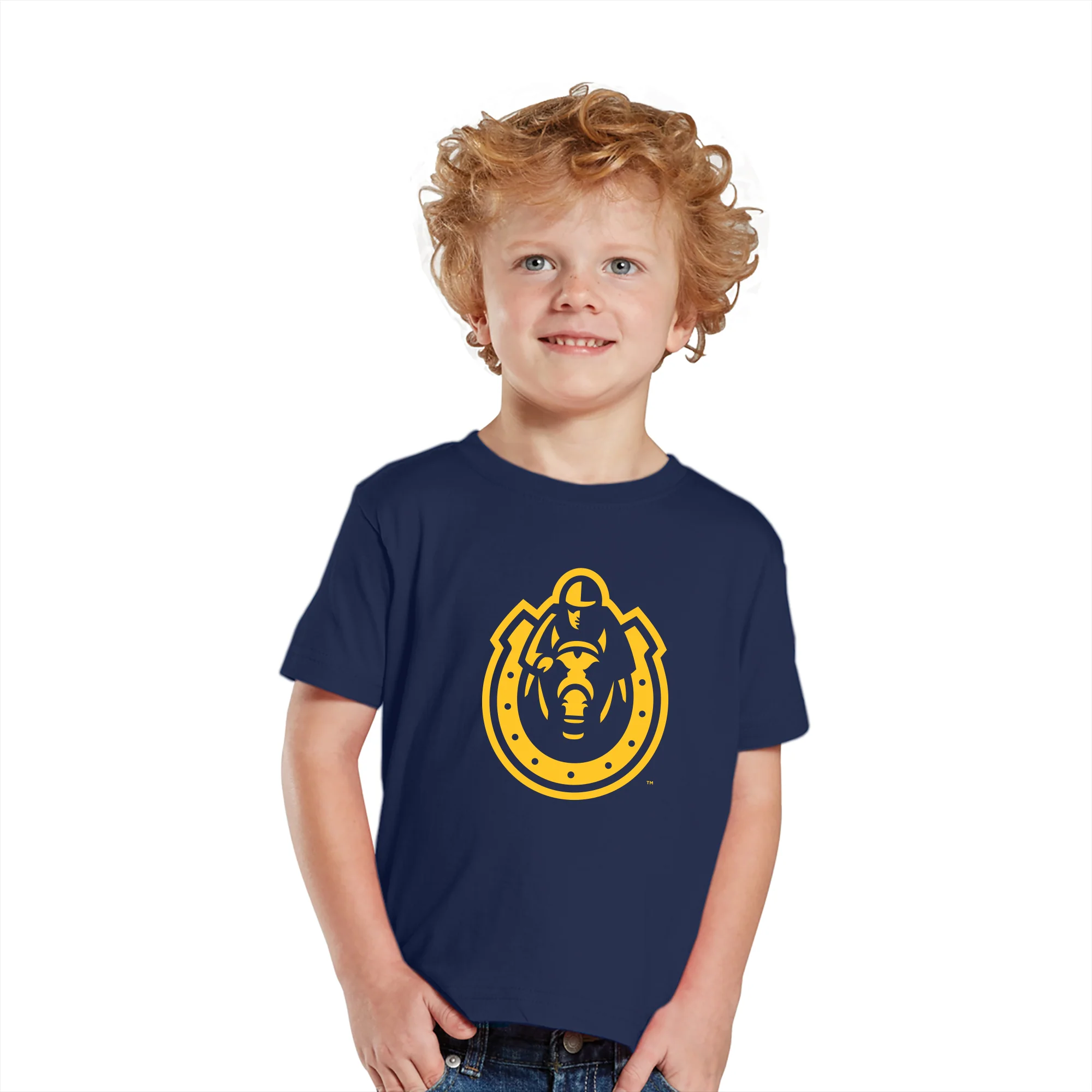 Murray State University Racers Primary Logo Toddler Short Sleeve T Shirt - Navy - Image 3