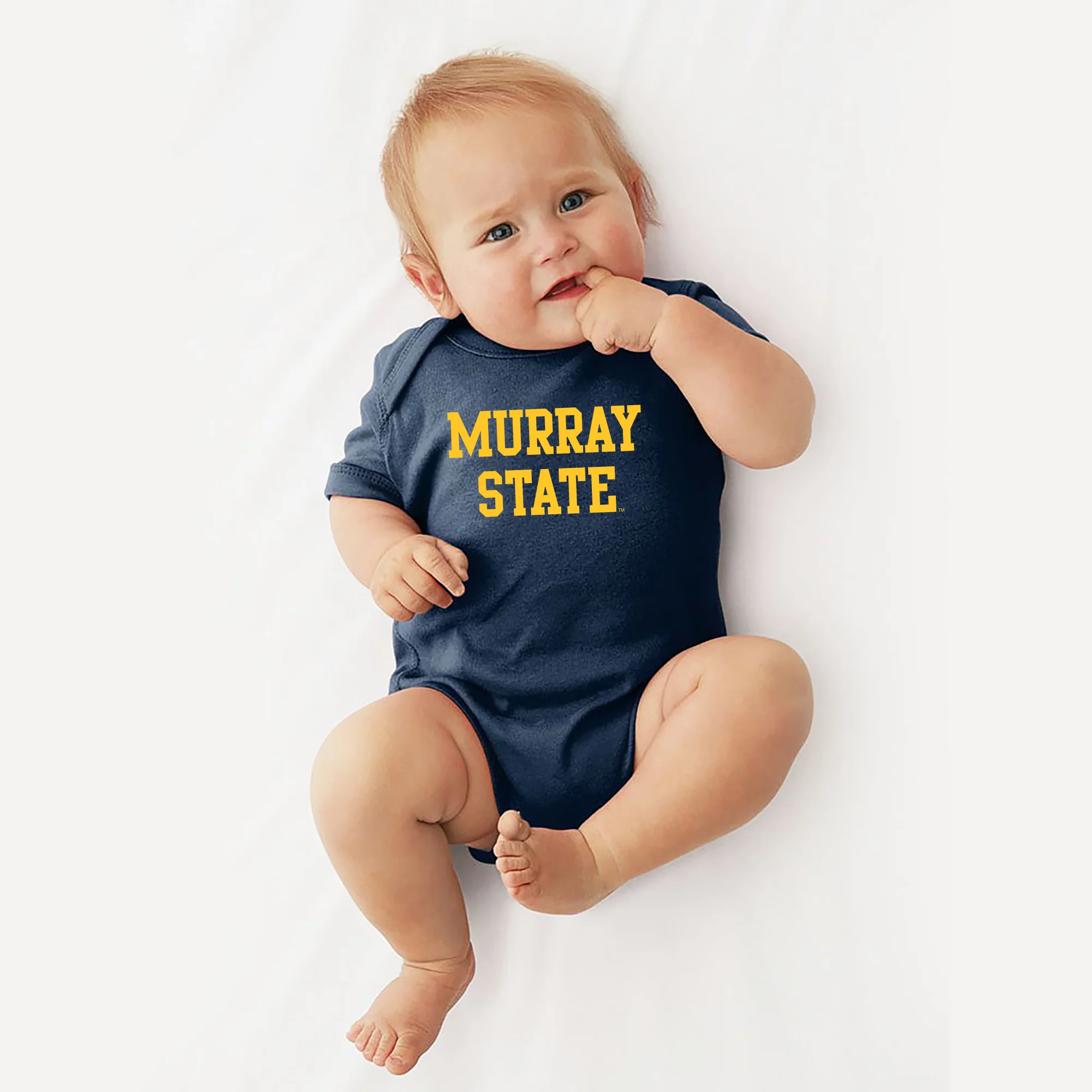 Murray State University Racers Basic Block Creeper - Navy - Image 4
