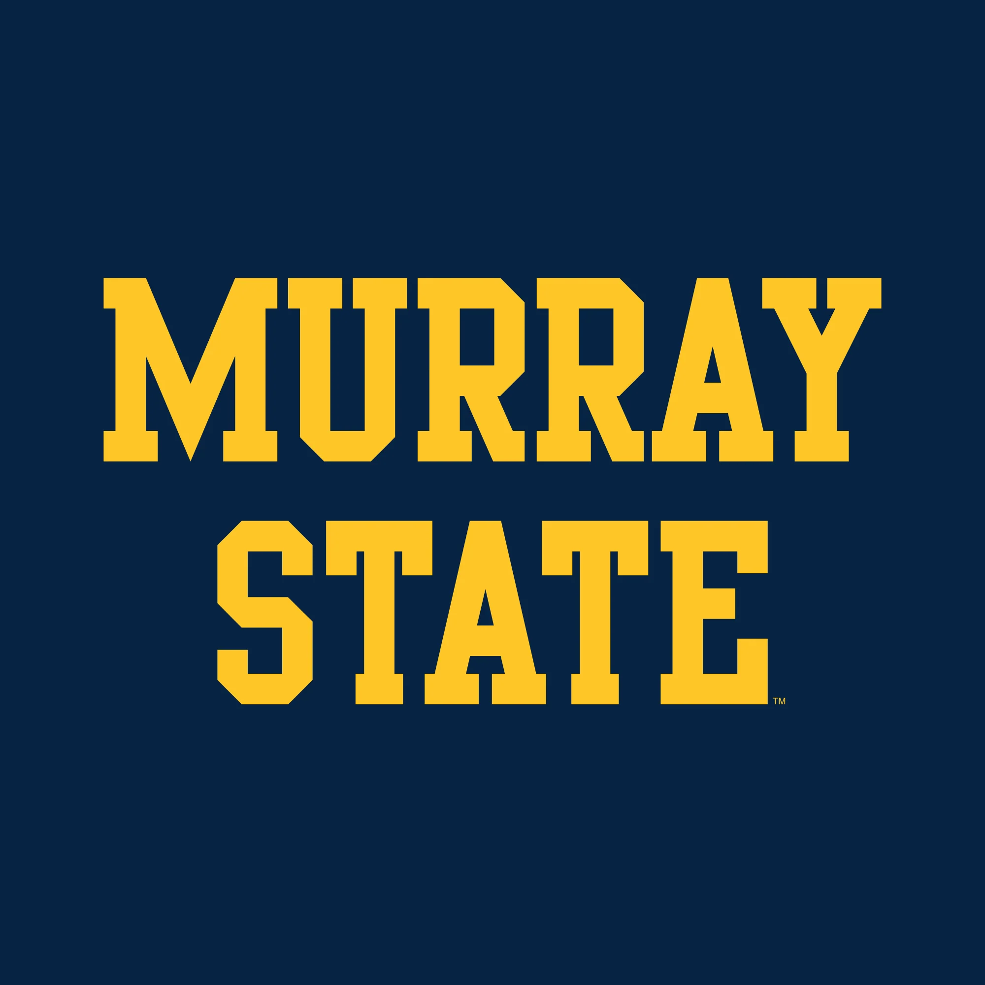 Murray State University Racers Basic Block Long Sleeve T-Shirt - Navy - Image 2