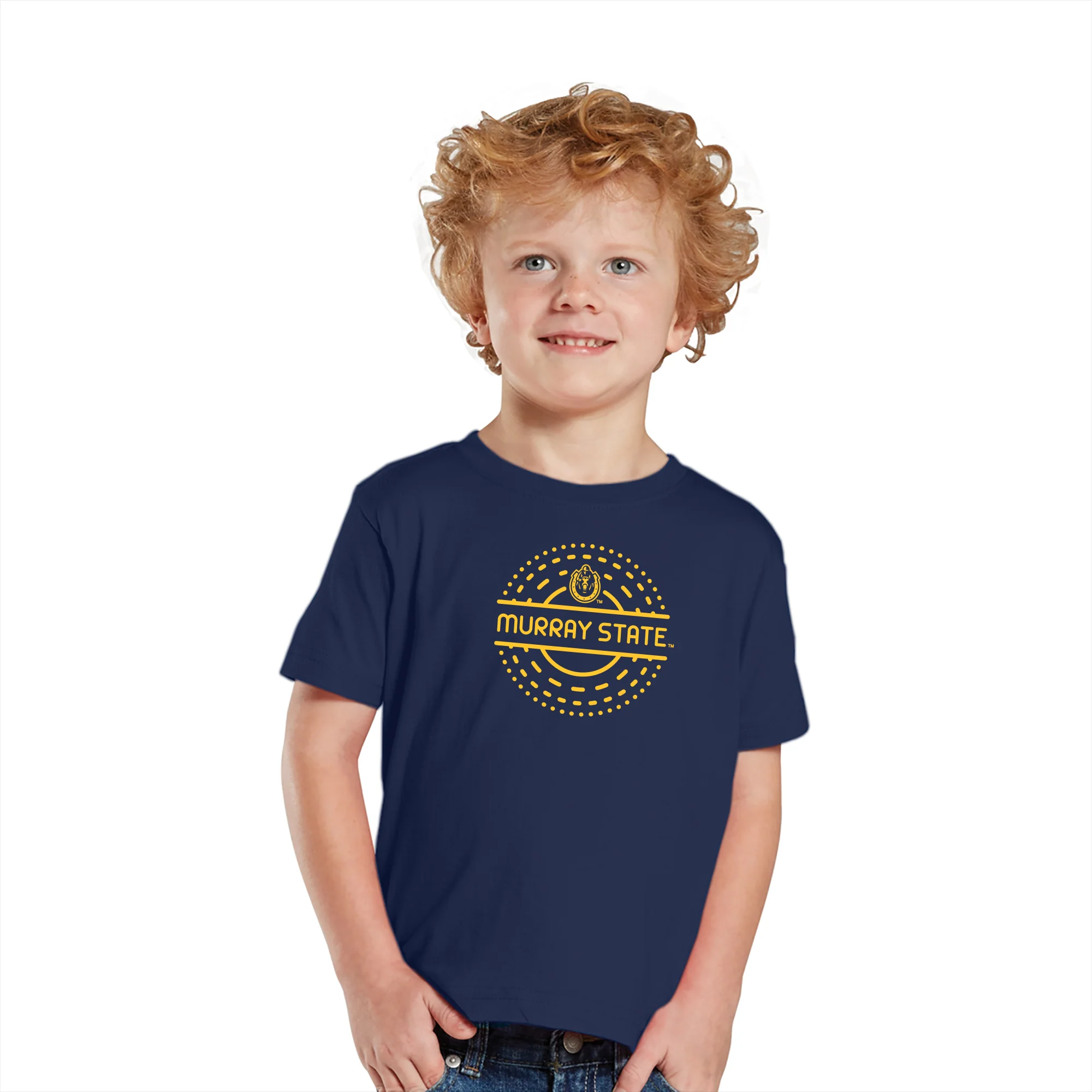 Murray State Sunny Circle Toddler T-Shirt - Navy - Image 3