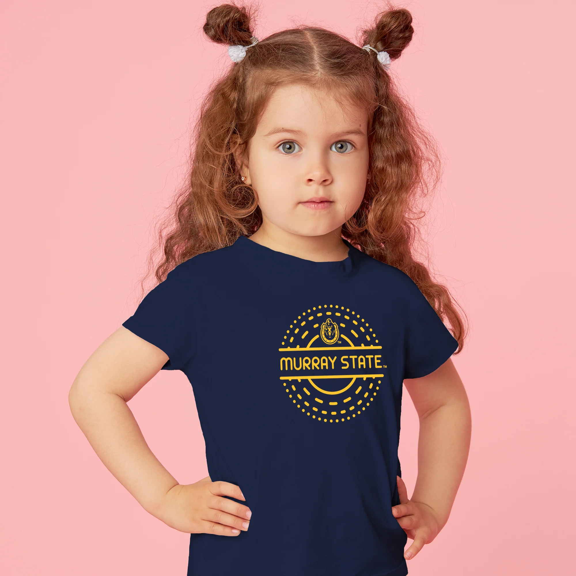 Murray State Sunny Circle Toddler T-Shirt - Navy - Image 4
