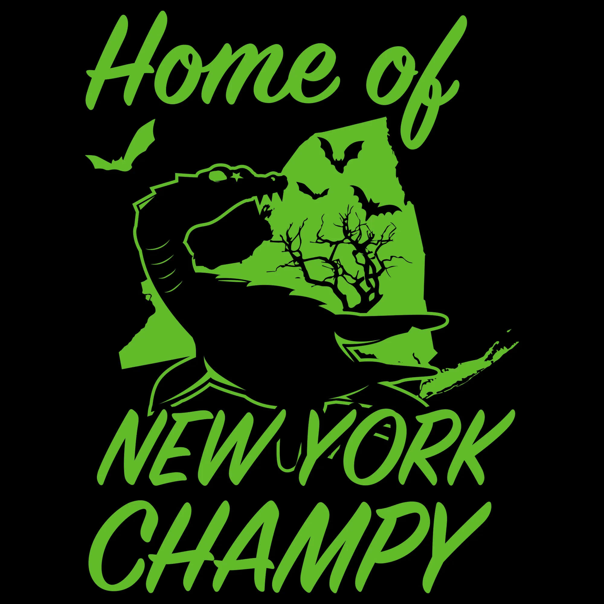 New York Champy Cryptid T-Shirt - Black - Image 2