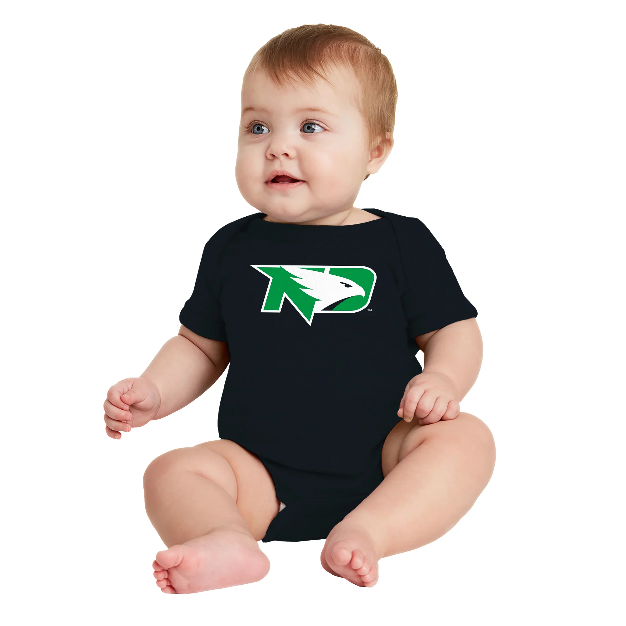 North Dakota Primary Logo Creeper - Black - Image 3