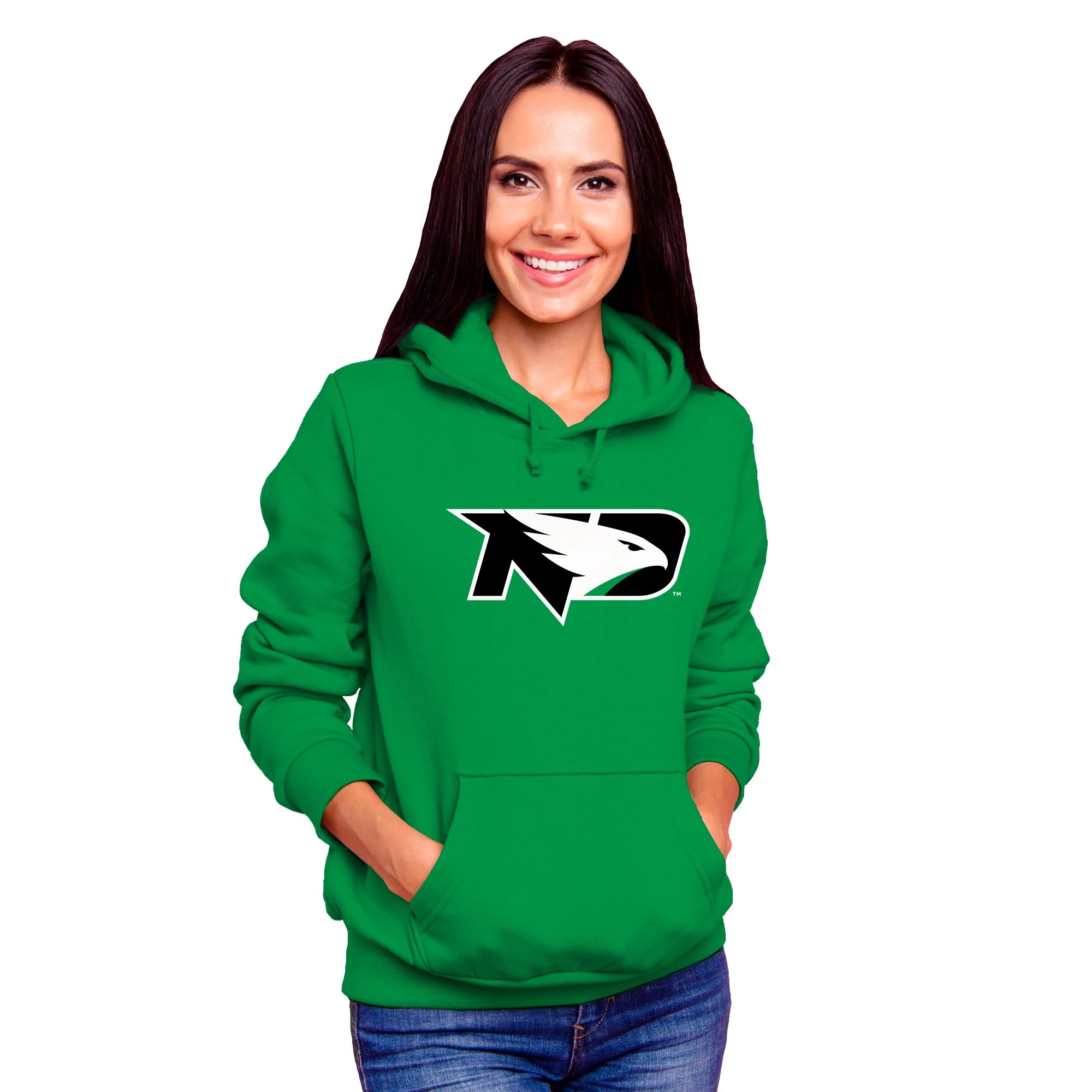 North Dakota Primary Logo Hoodie - Image 6
