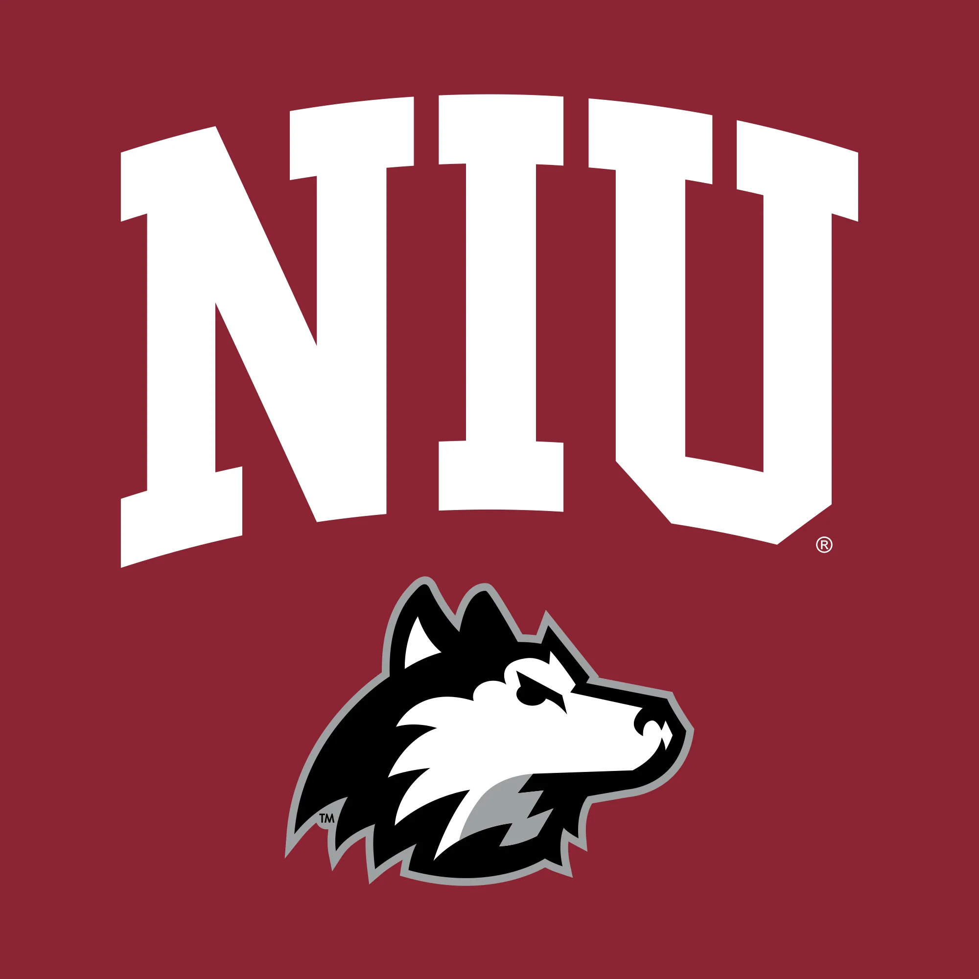 Northern Illinois Arch Logo Crewneck - Cardinal - Image 2