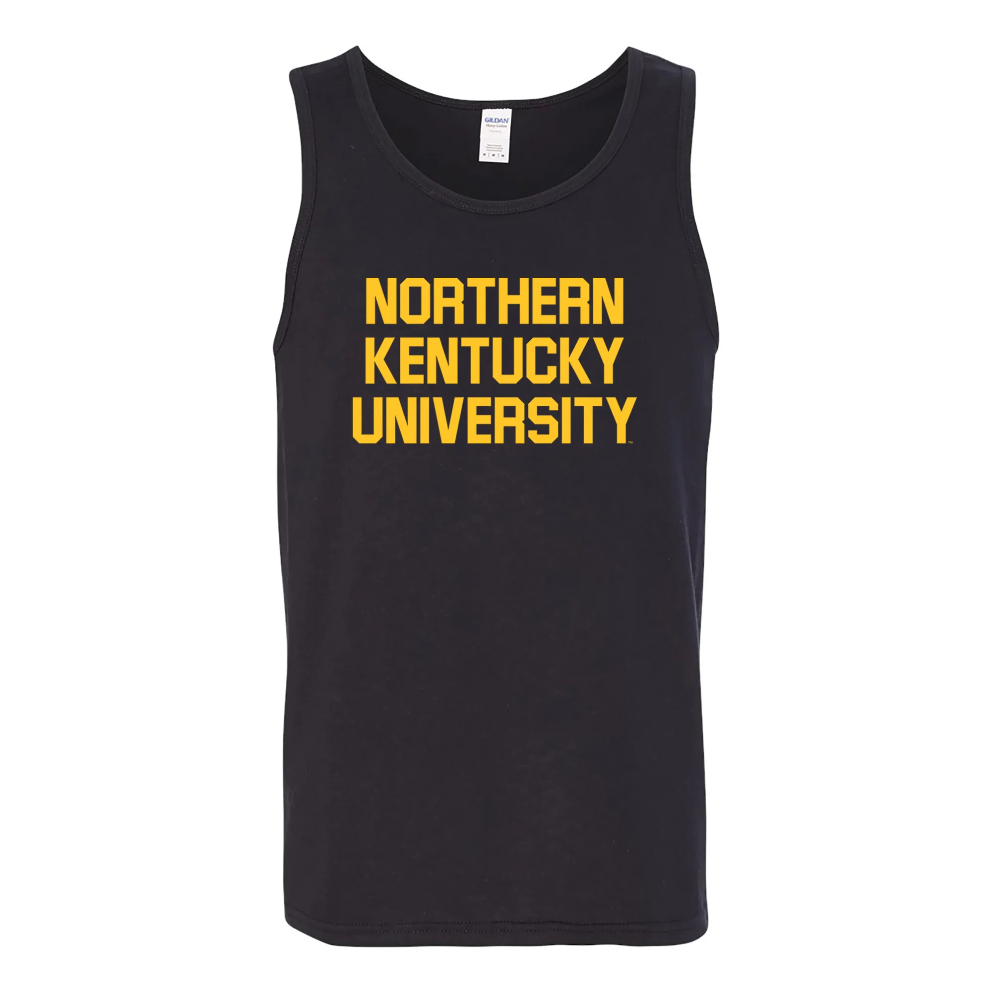 Northern Kentucky University Norse Basic Block Tank Top - Black