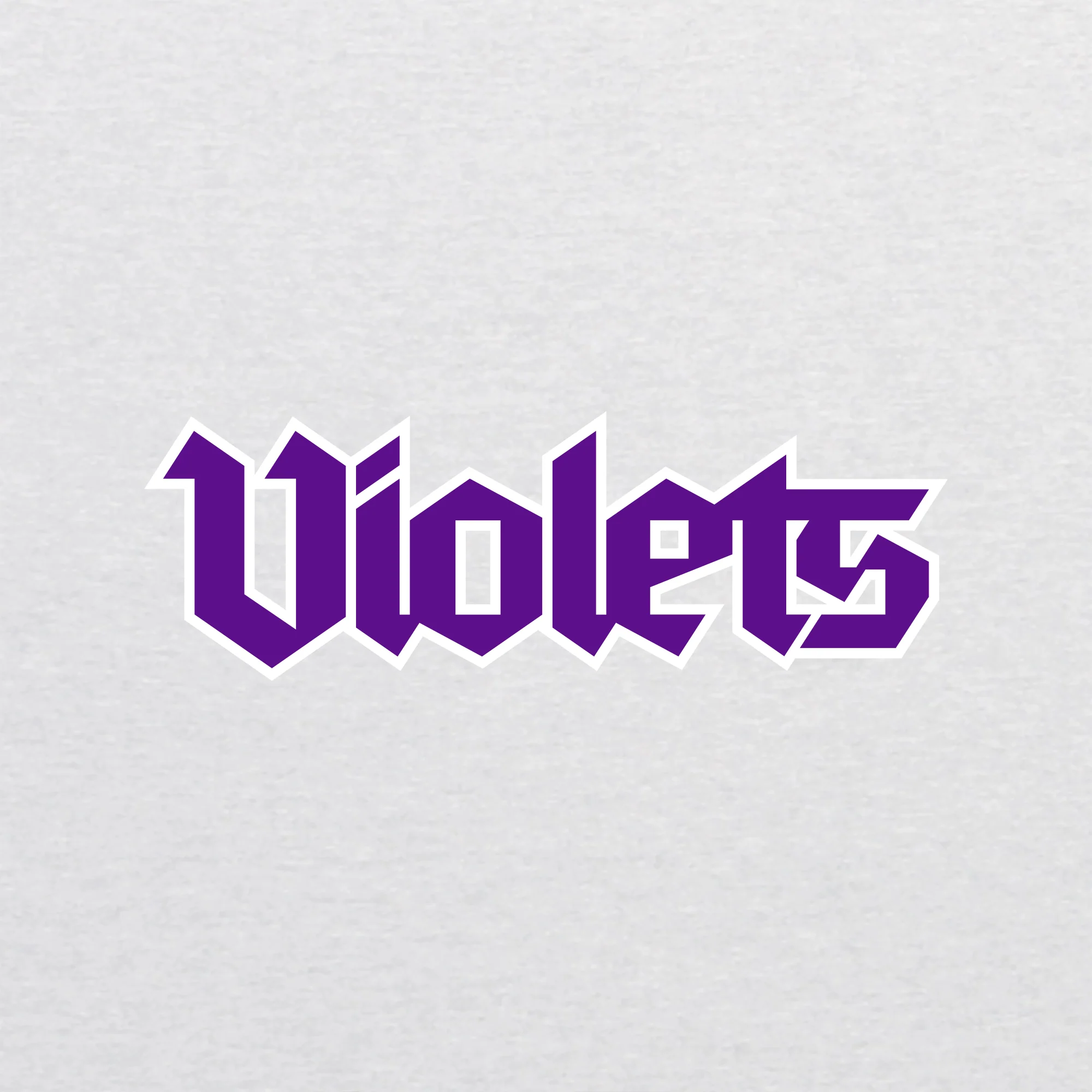 NYU Violets Wordmark 3/4-Sleeve Raglan T-Shirt - Image 3