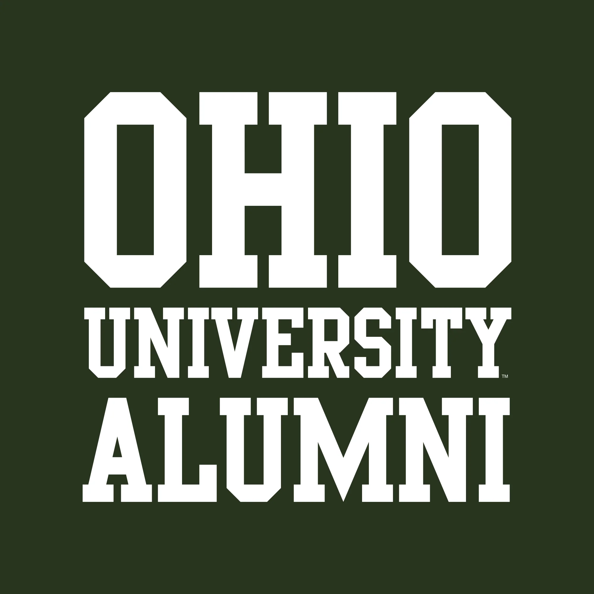 Ohio University Bobcats Basic Block Alumni Short Sleeve T Shirt - Forest - Image 2