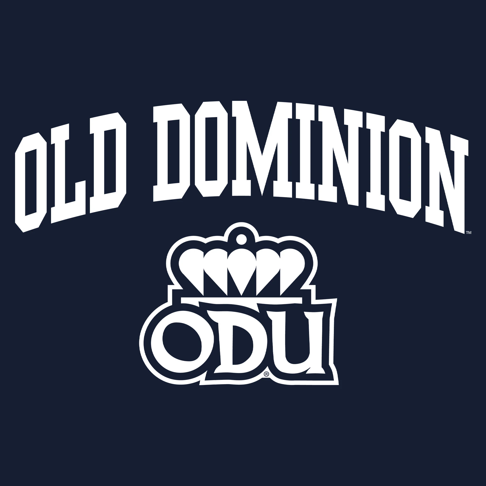 Old Dominion University Monarchs Arch Logo Creeper - Navy - Image 2