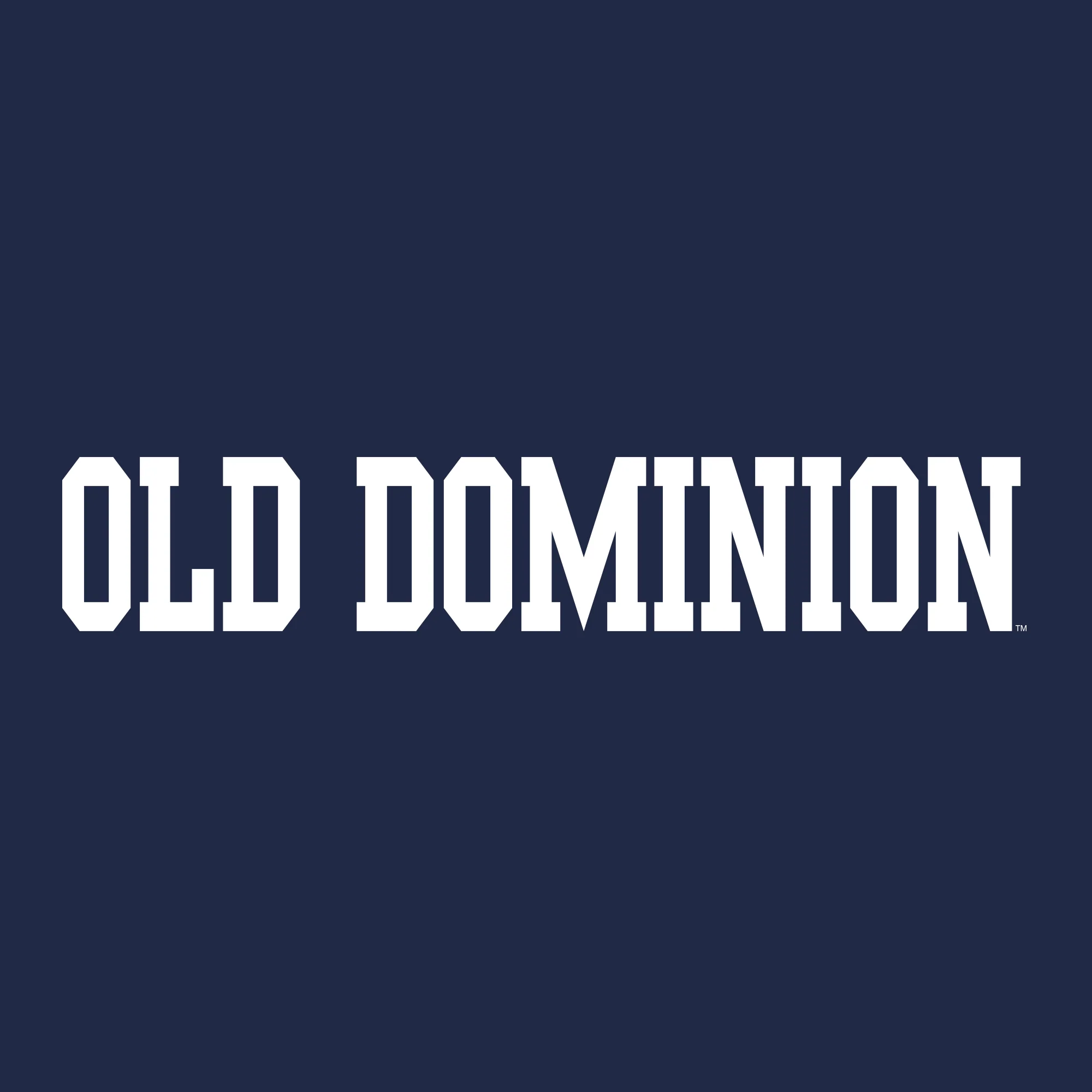 Old Dominion University Monarchs Basic Block Long Sleeve T-shirt - Navy - Image 2