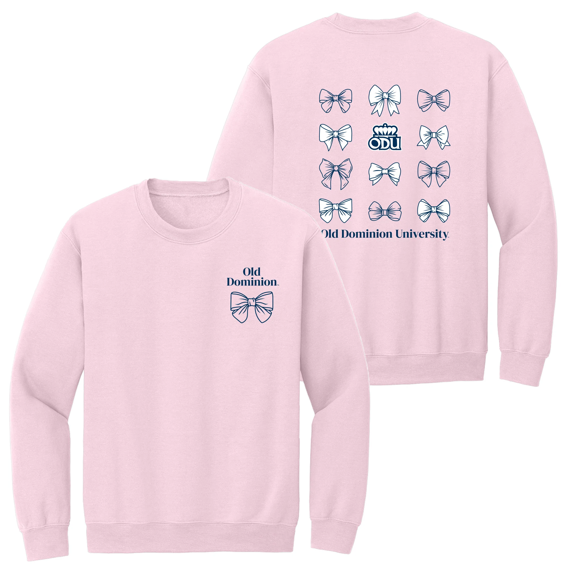 Old Dominion Bow Bliss Crewneck - Light Pink