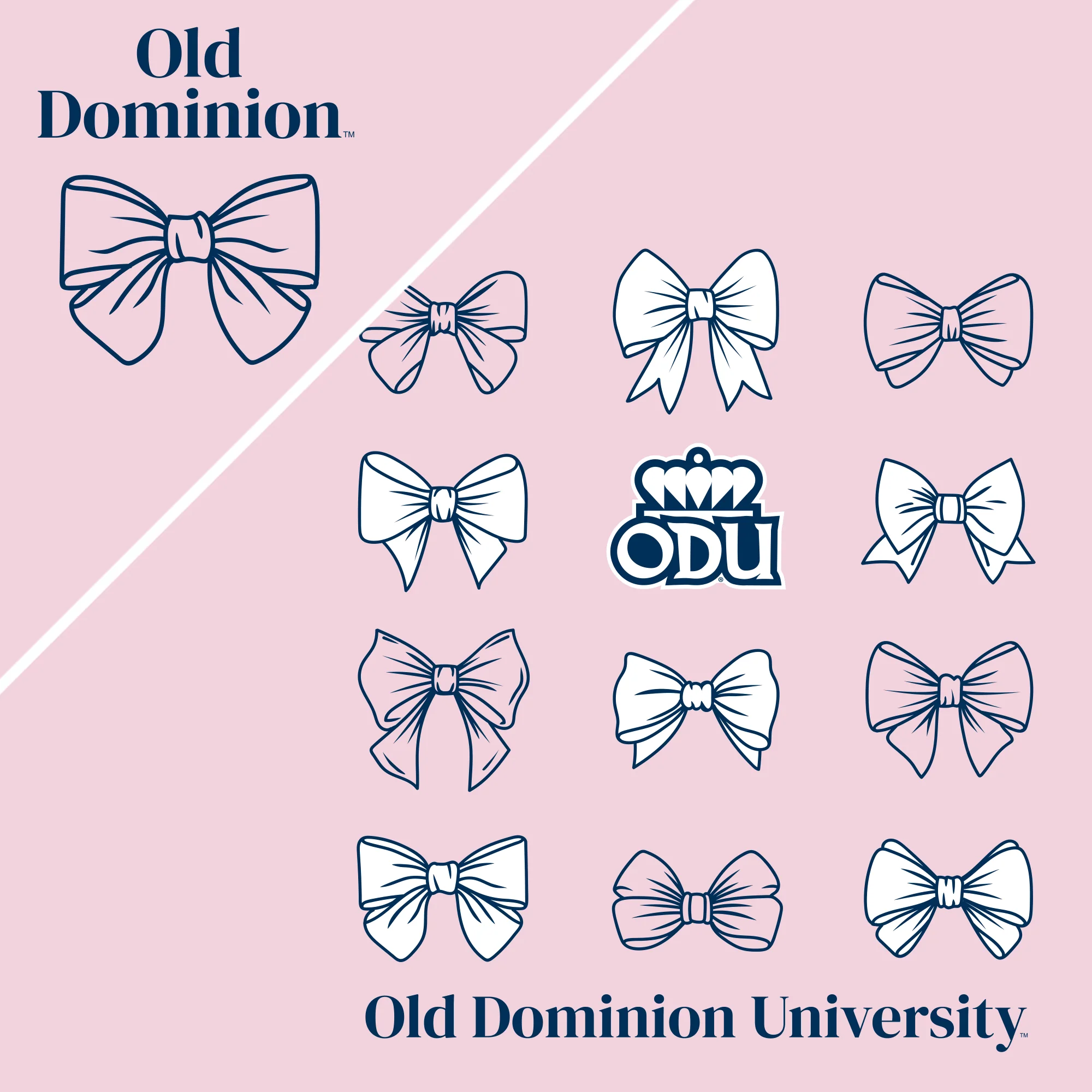 Old Dominion Bow Bliss T-Shirt - Light Pink - Image 2