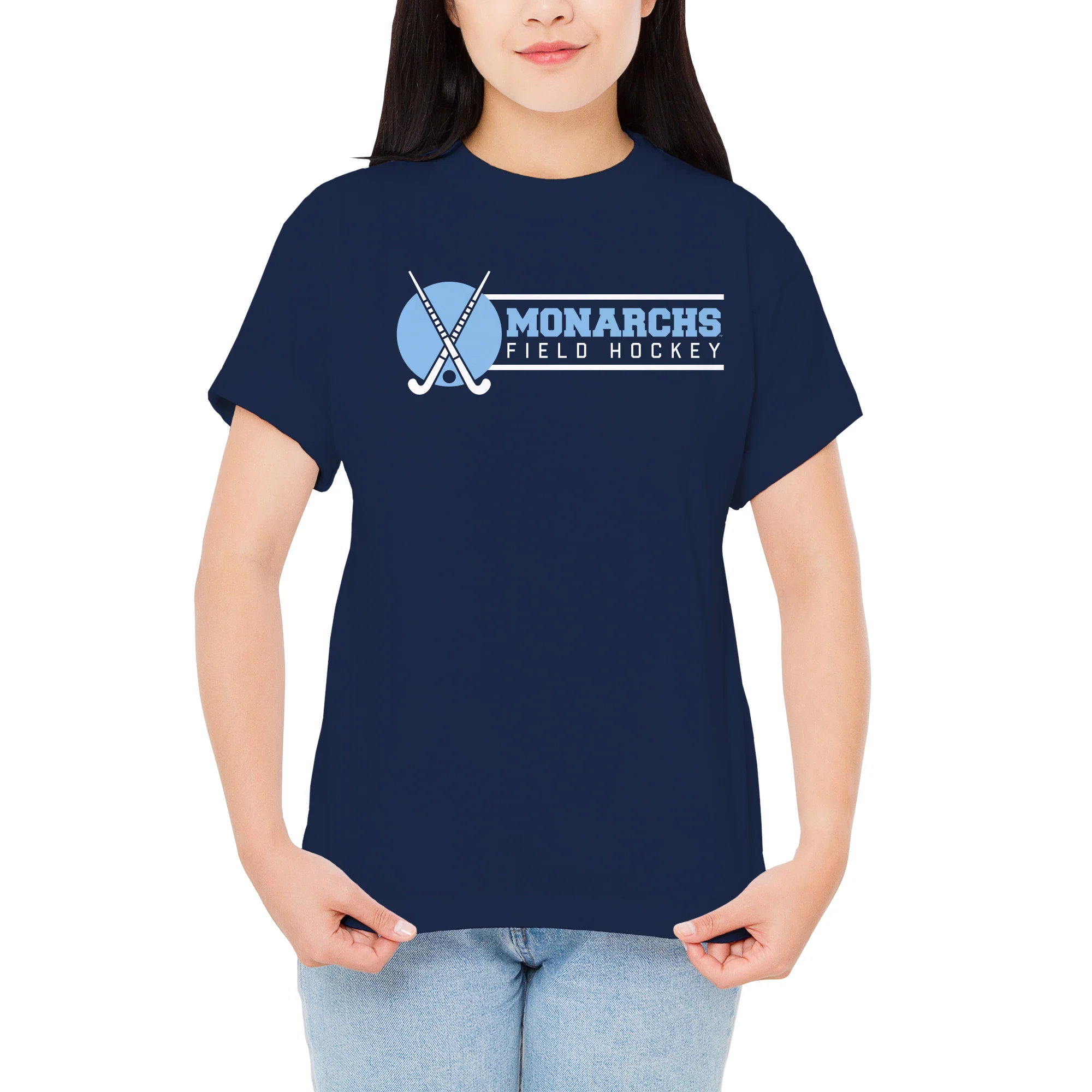 Old Dominion Monarchs Field Hockey Spotlight T Shirt - Navy - Image 4