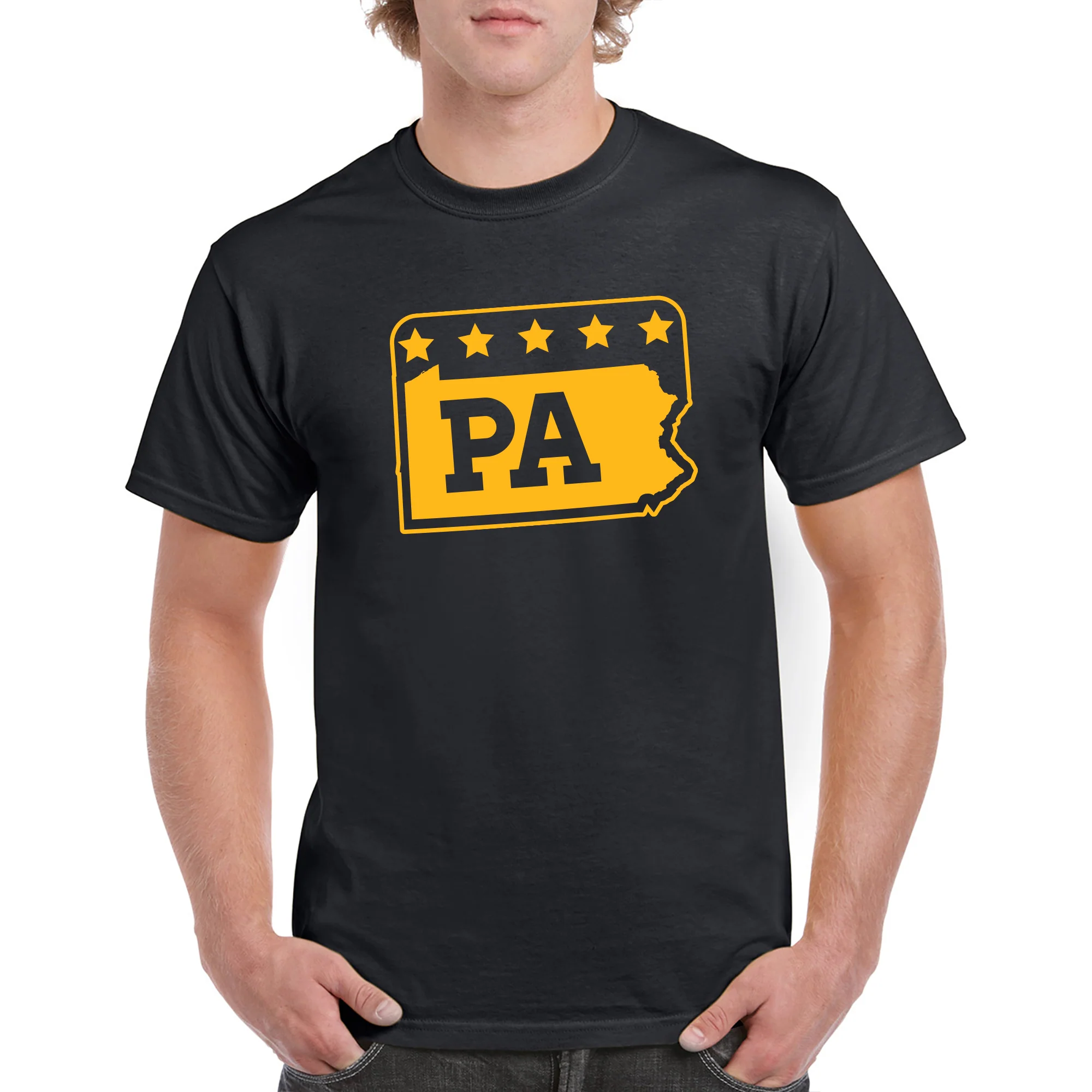 Pennsylvania Stars T-Shirt - Black - Image 3
