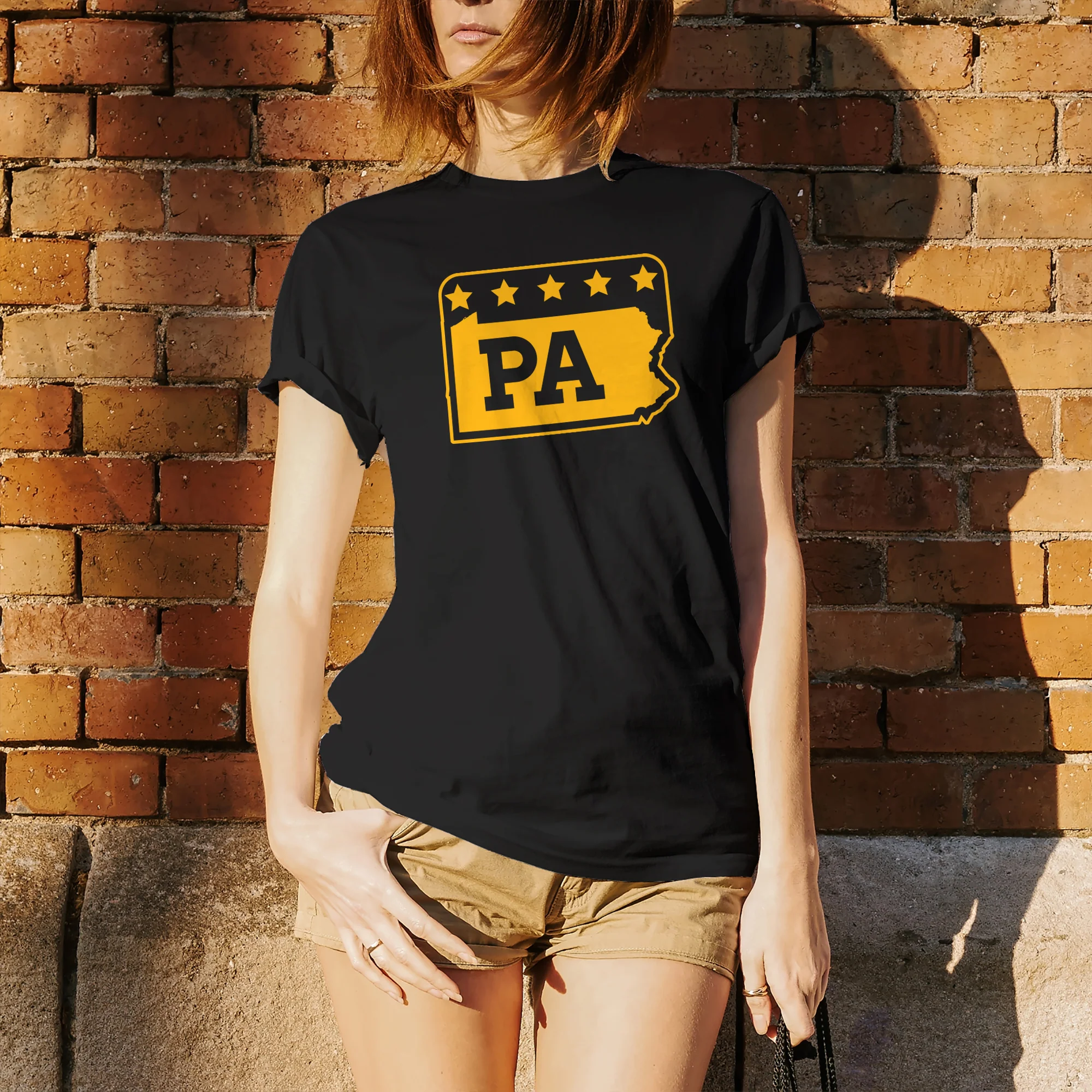 Pennsylvania Stars T-Shirt - Black - Image 4