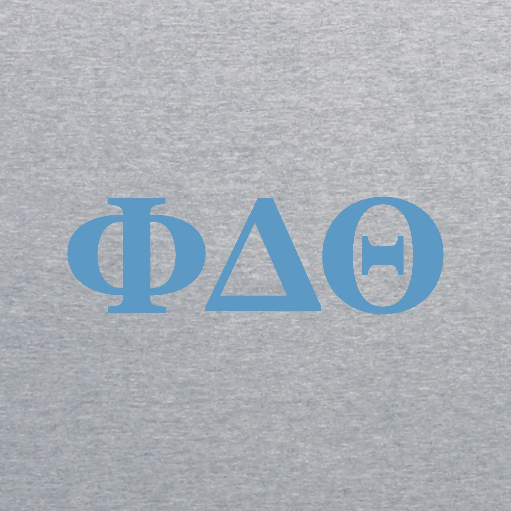 Phi Delta Theta Greek Letter Block Long Sleeve - Sport Grey - Image 2