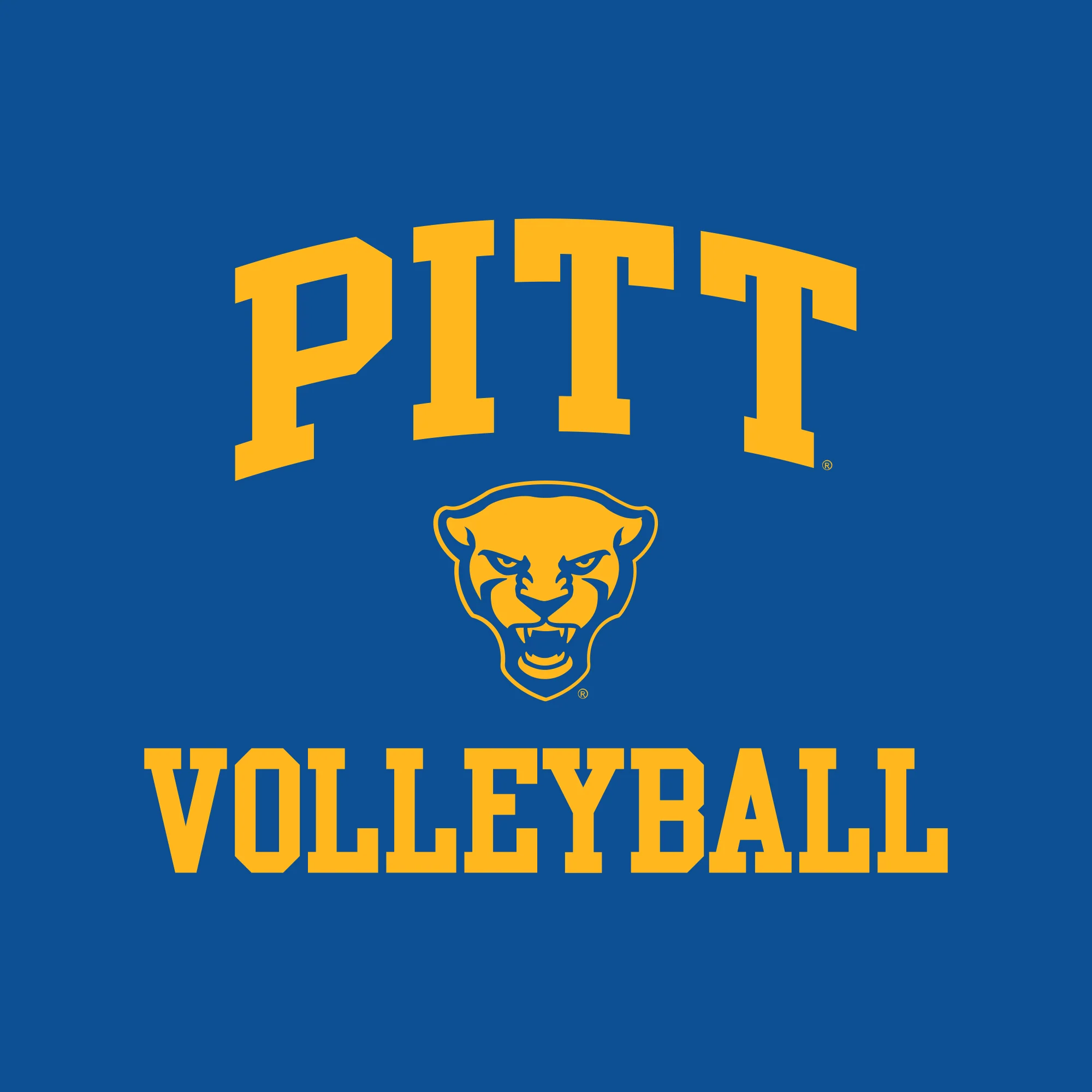 Pittsburgh Arch Logo Volleyball Long Sleeve - Royal - Image 2