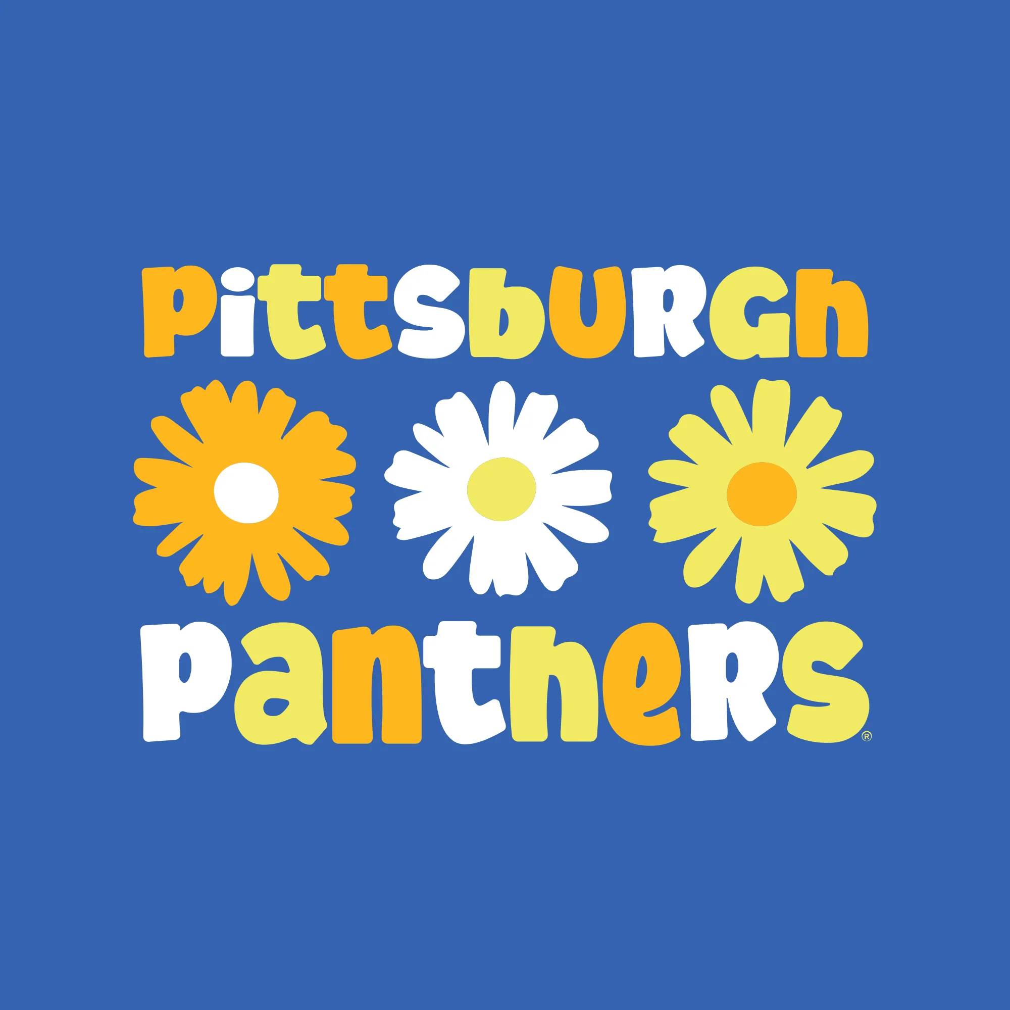 Pittsburgh Daisy Dot Youth T-Shirt - Royal - Image 2