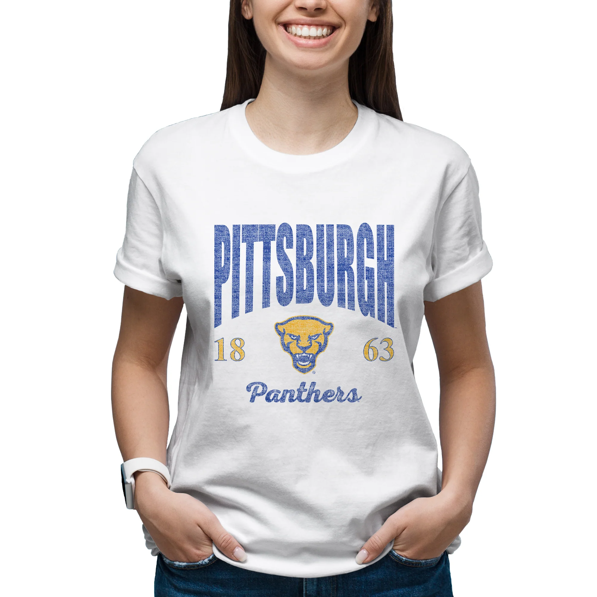 Pittsburgh Giving Noise T-Shirt - White - Image 4