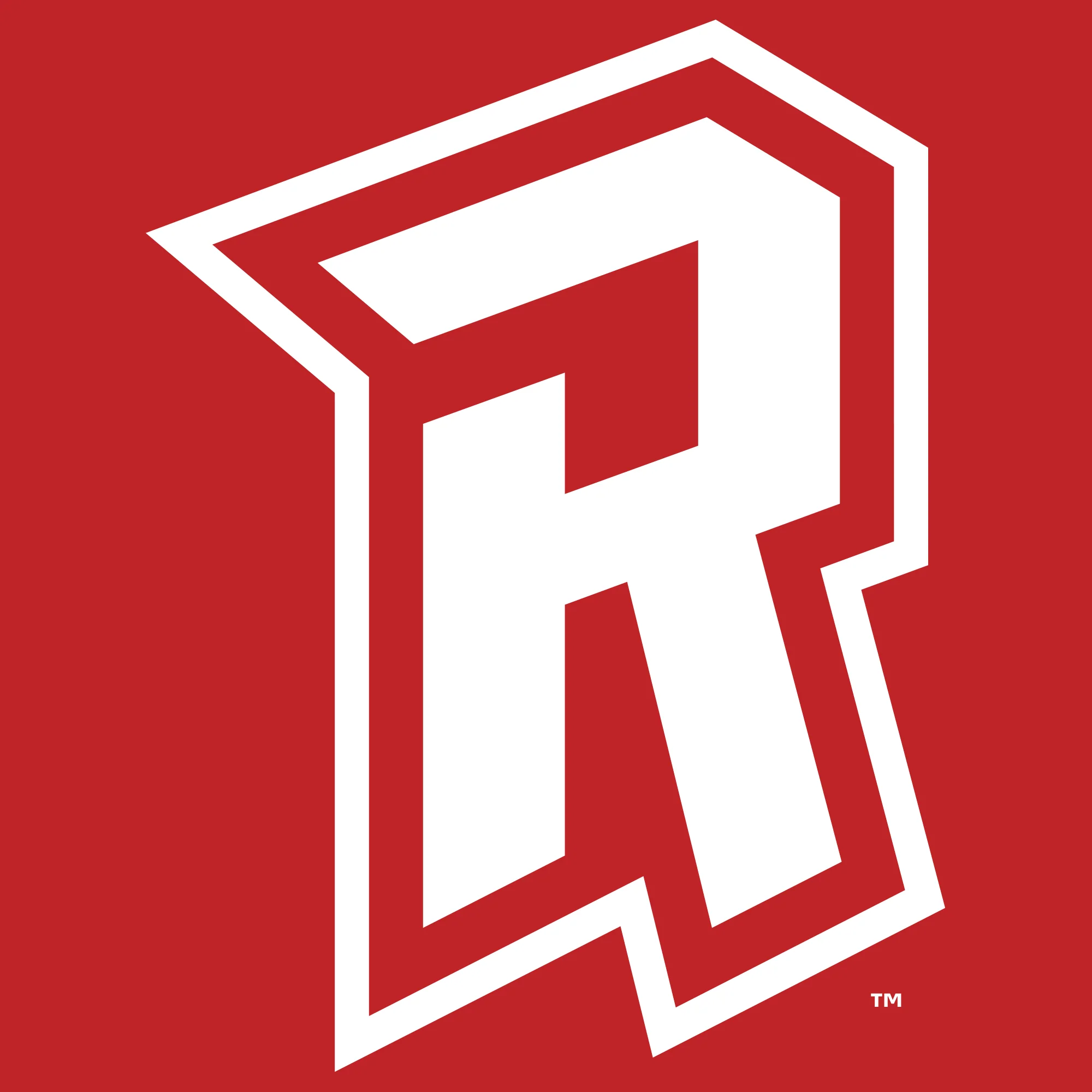 Radford University Highlanders Primary Logo Basic Cotton Short Sleeve T Shirt - Red - Image 2
