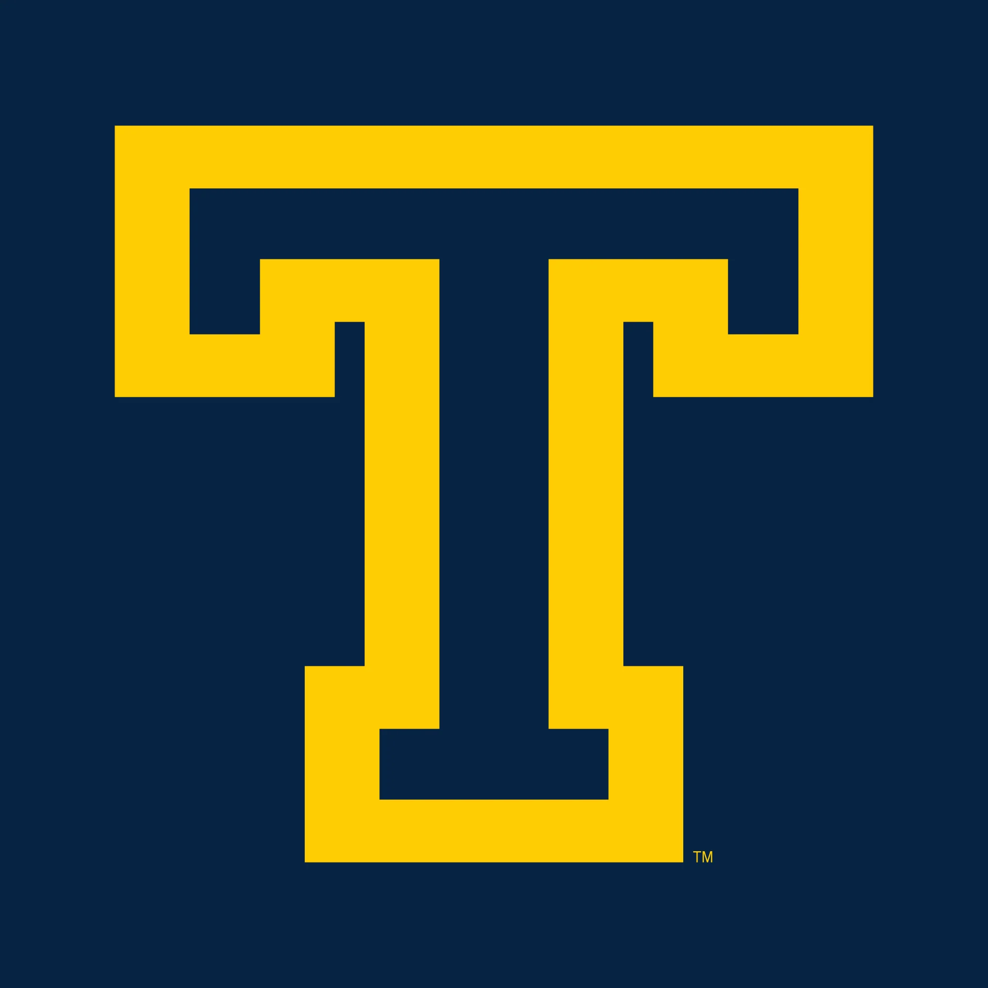 Trinity College Primary Logo Basic Cotton Youth Short Sleeve T Shirt - Navy - Image 2